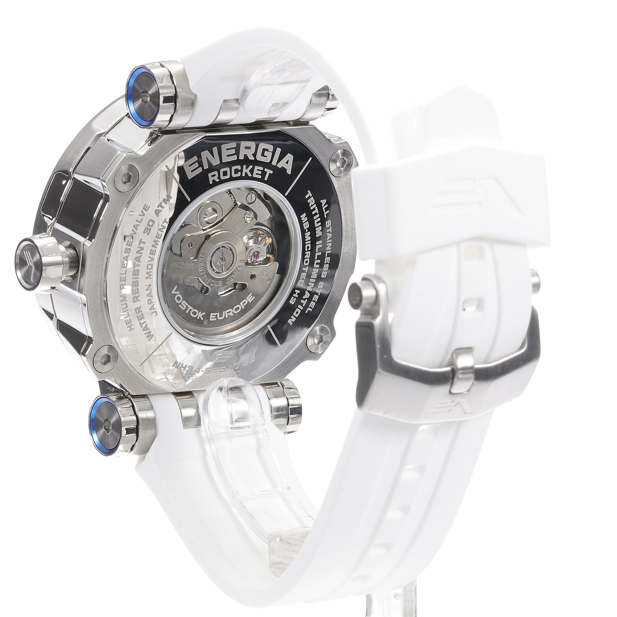 Vostok Europe NH34-575A716SW Energia Rocket Energia Rocket Automatic GMT zegarek męski sportowy mineralne utwardzane - miniatura 4
