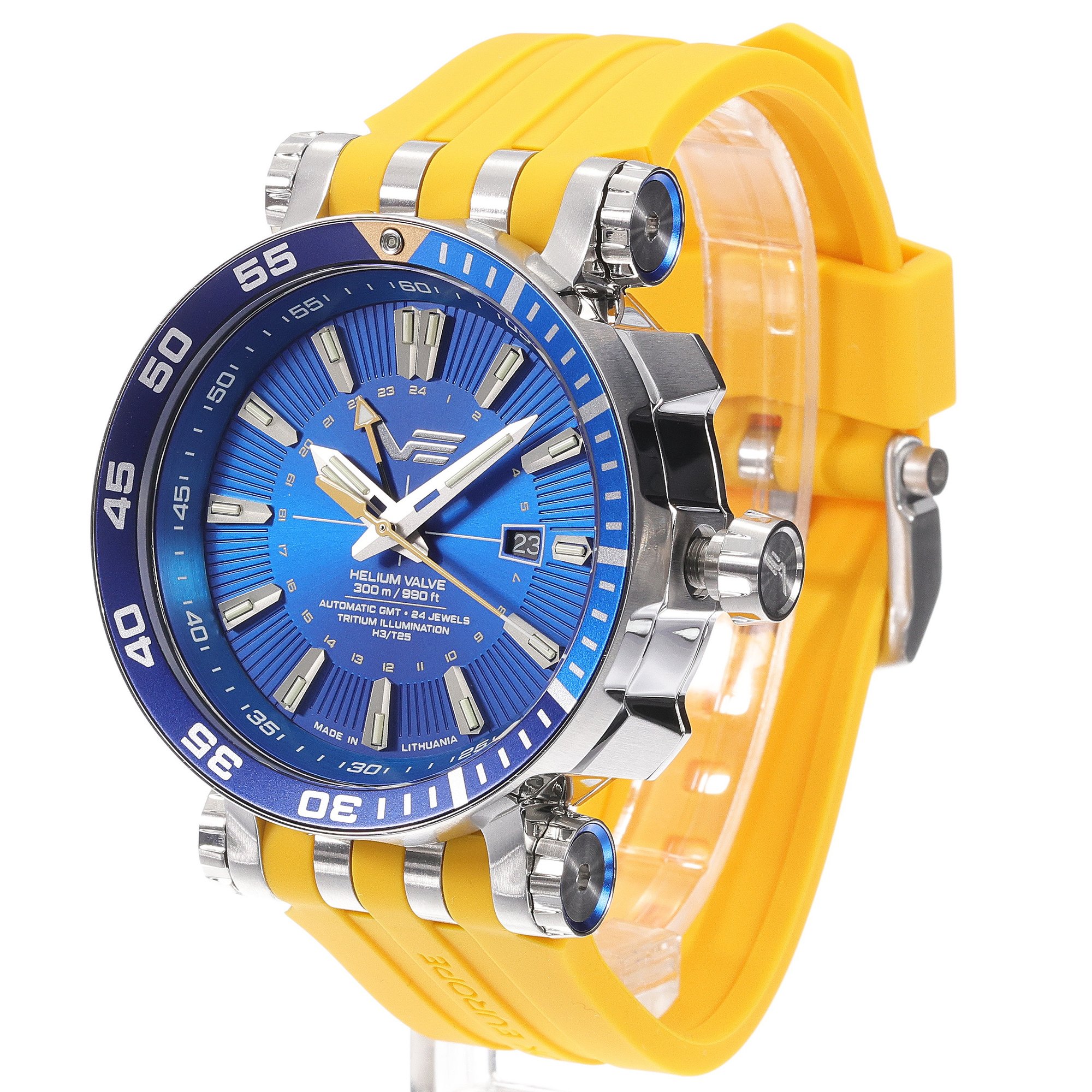 Vostok Europe NH34-575A716SY zegarek srebrny sportowy Energia Rocket pasek - miniatura 2