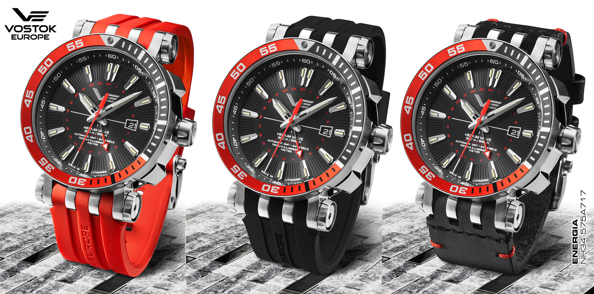 Vostok Europe NH34-575A717SR zegarek męski Energia Rocket - miniatura 2