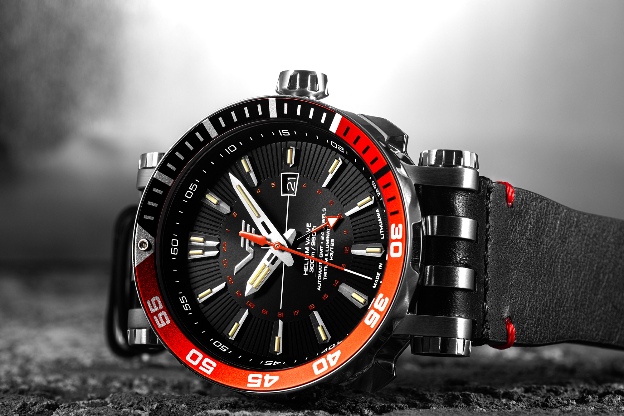 Vostok Europe NH34-575A717SW zegarek srebrny sportowy Energia Rocket pasek - miniatura 5