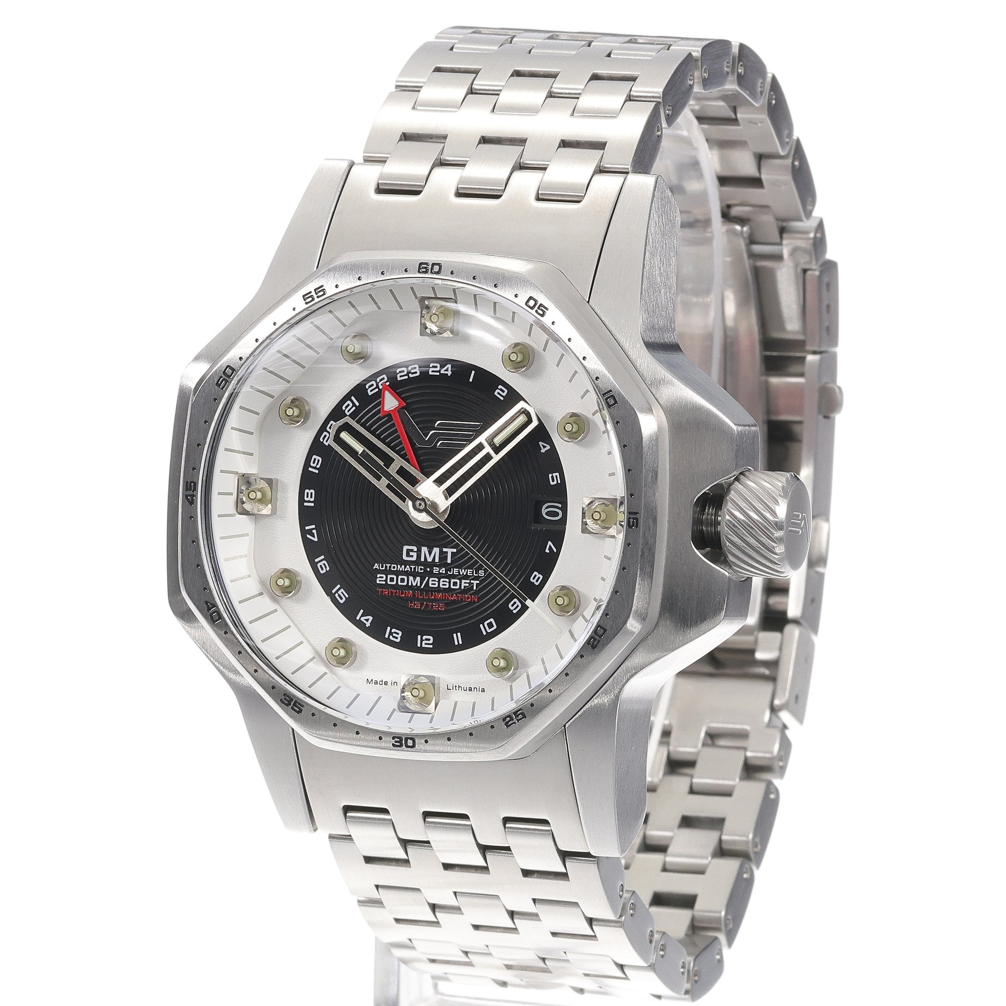 Vostok Europe NH34-640A702B zegarek srebrny klasyczny Atomic Age bransoleta - miniatura 2