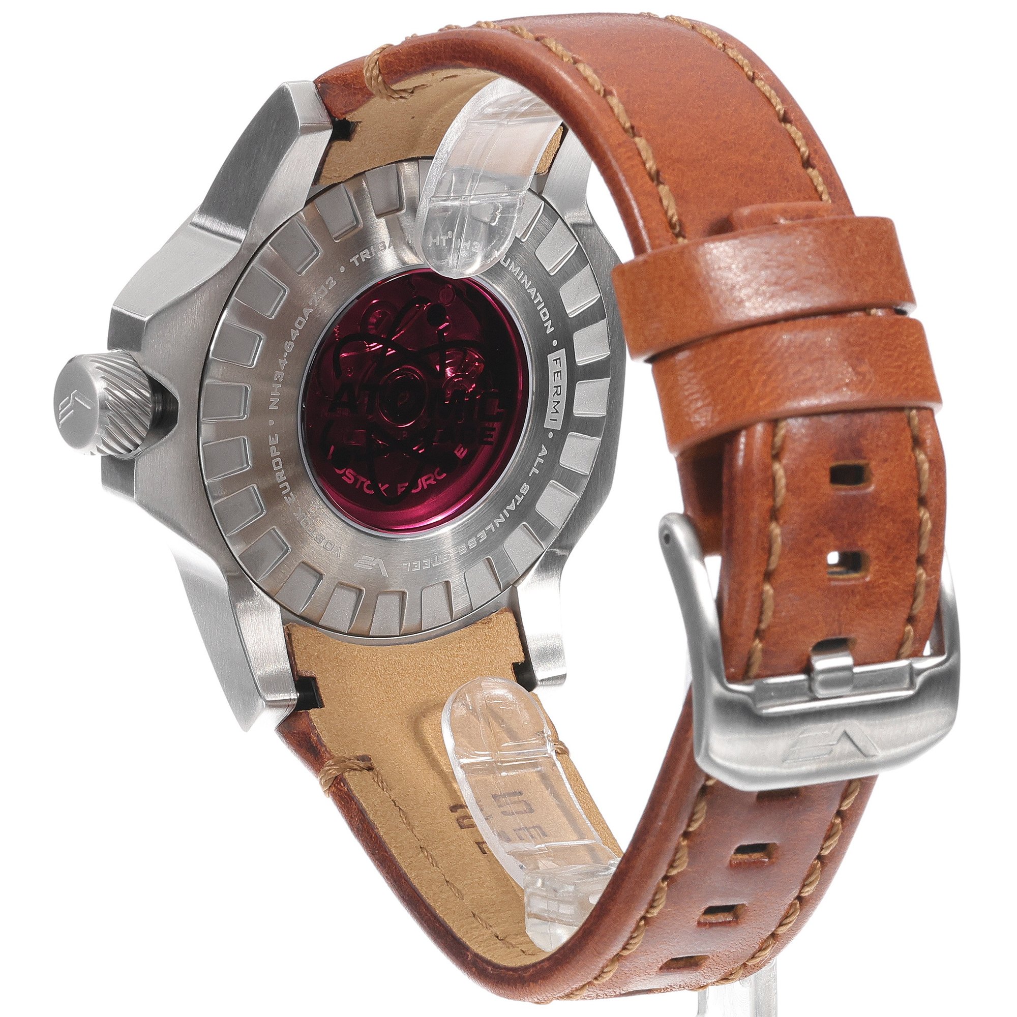 Vostok Europe NH34-640A702BB Atomic Age klasyczny zegarek srebrny - miniatura 4