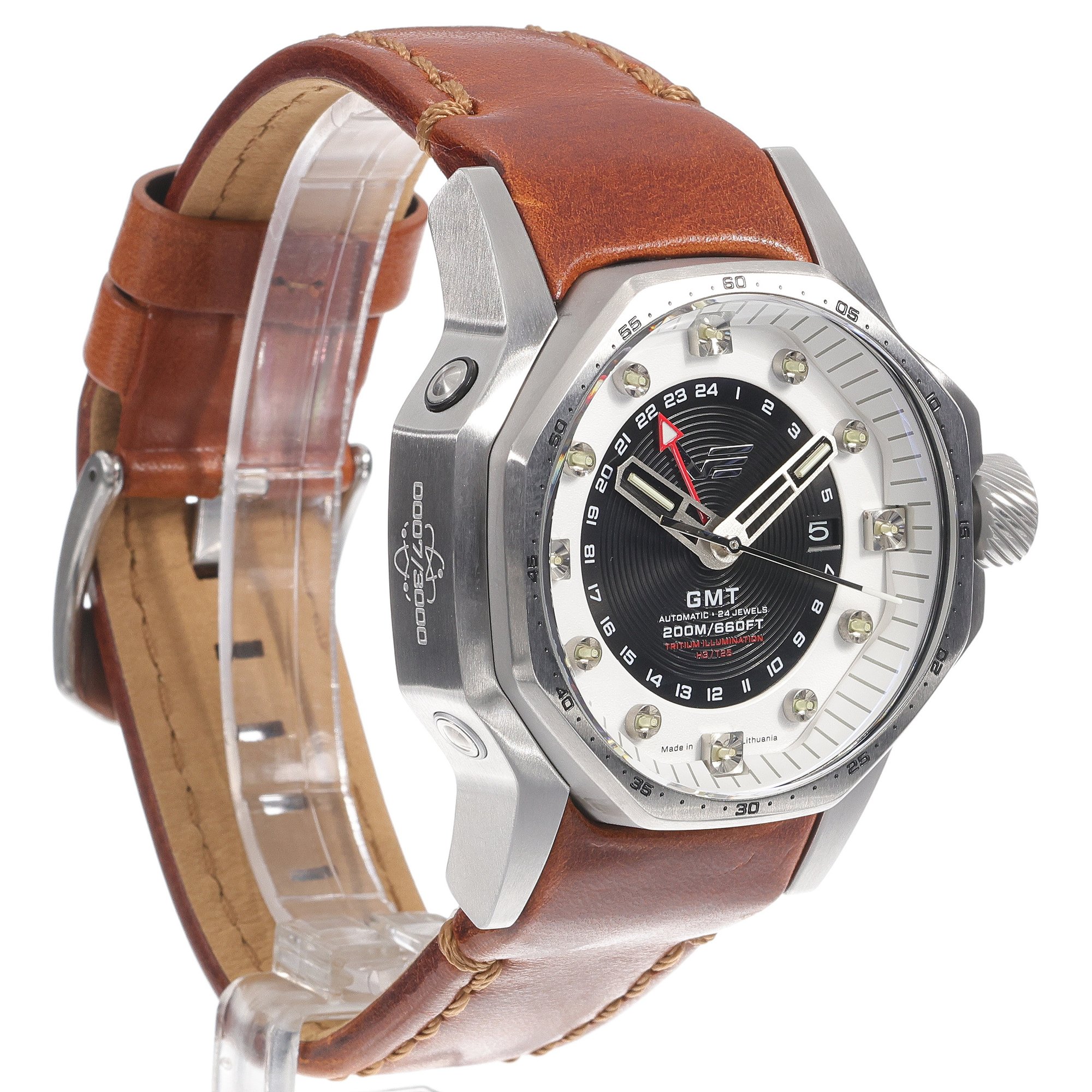 Vostok Europe NH34-640A702BB Atomic Age zegarek męski klasyczny mineralne utwardzane - miniatura 3