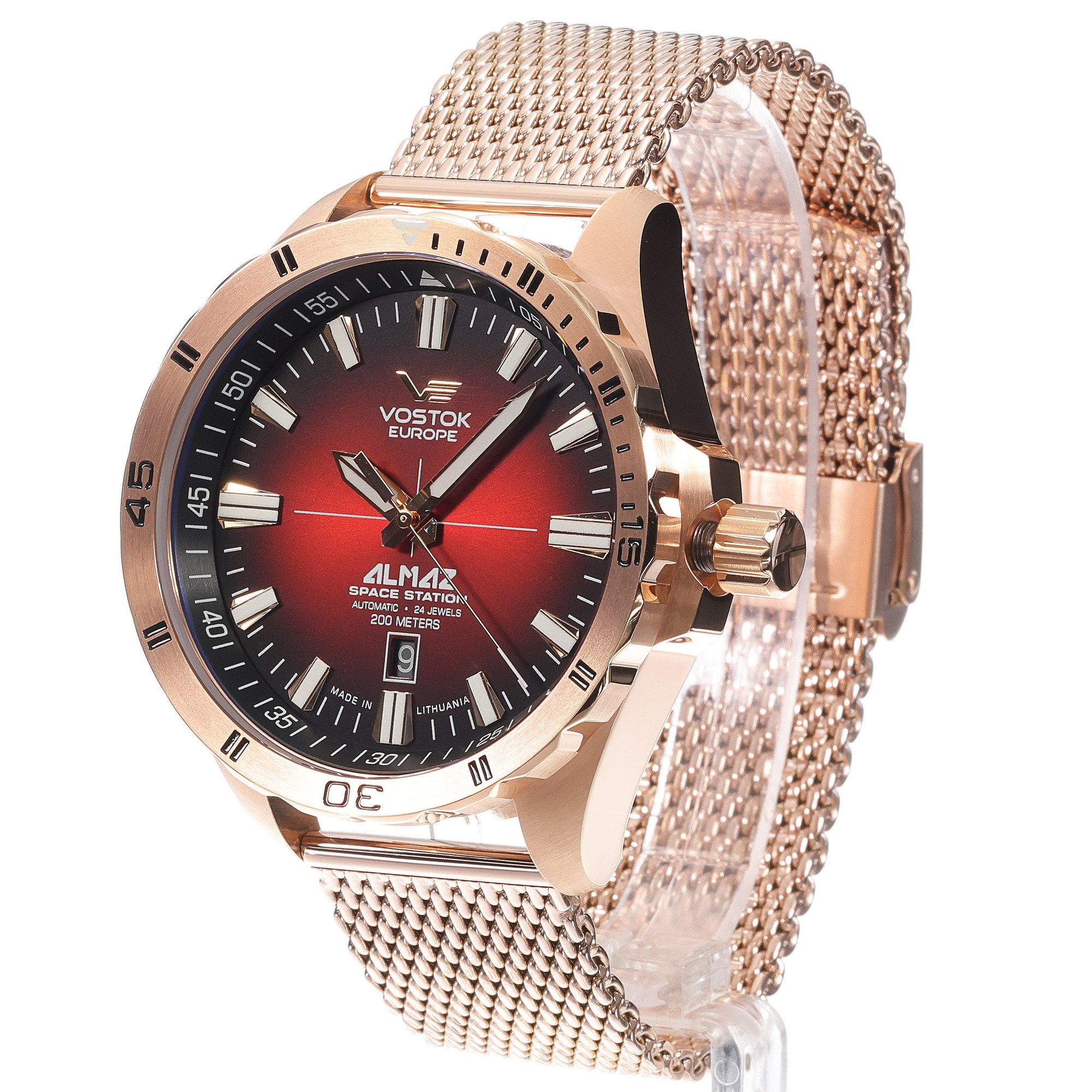 Vostok Europe NH35A-320B679B Almaz Automatic zegarek klasyczny Almaz - miniatura 2