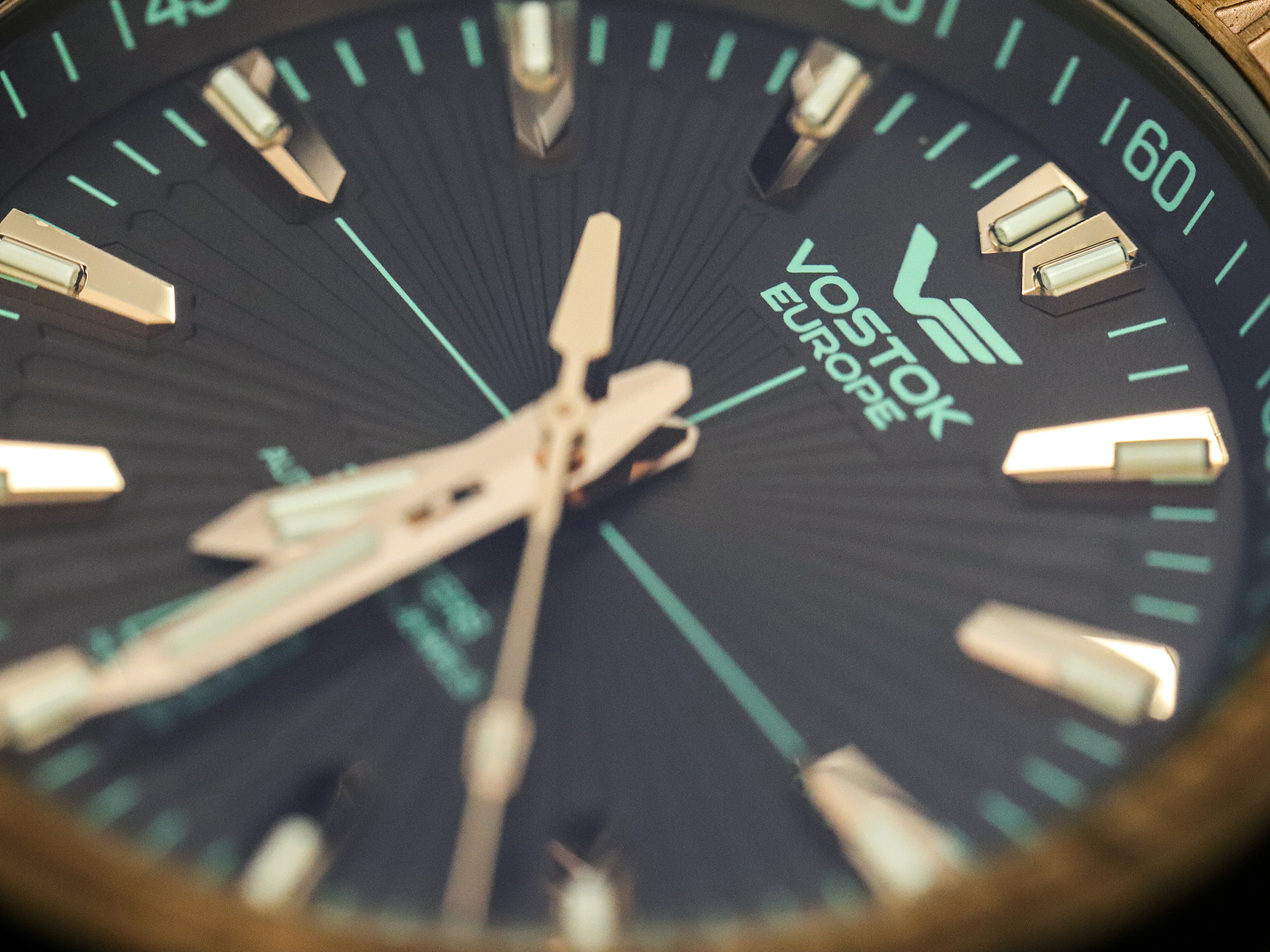 Vostok Europe NH35A-575O285 zegarek męski Energia Rocket złoty - miniatura 8