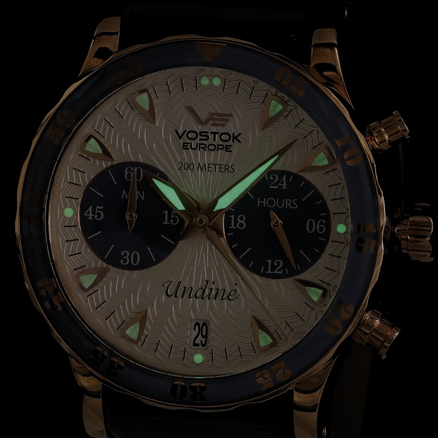 Vostok Europe VK64-515B527 Undine Undine Chrono pasek - miniatura 5