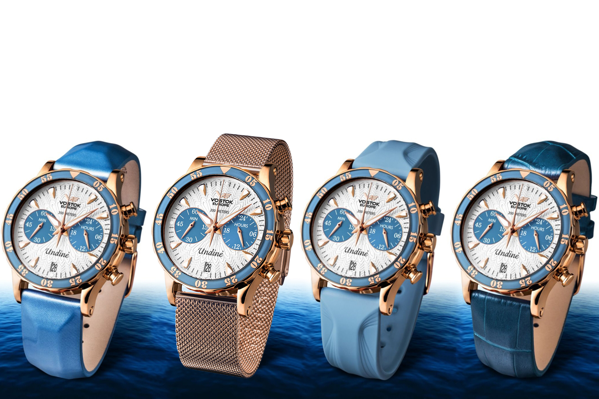Vostok Europe VK64-515B527B Undine Chrono zegarek sportowy Undine - miniatura 6