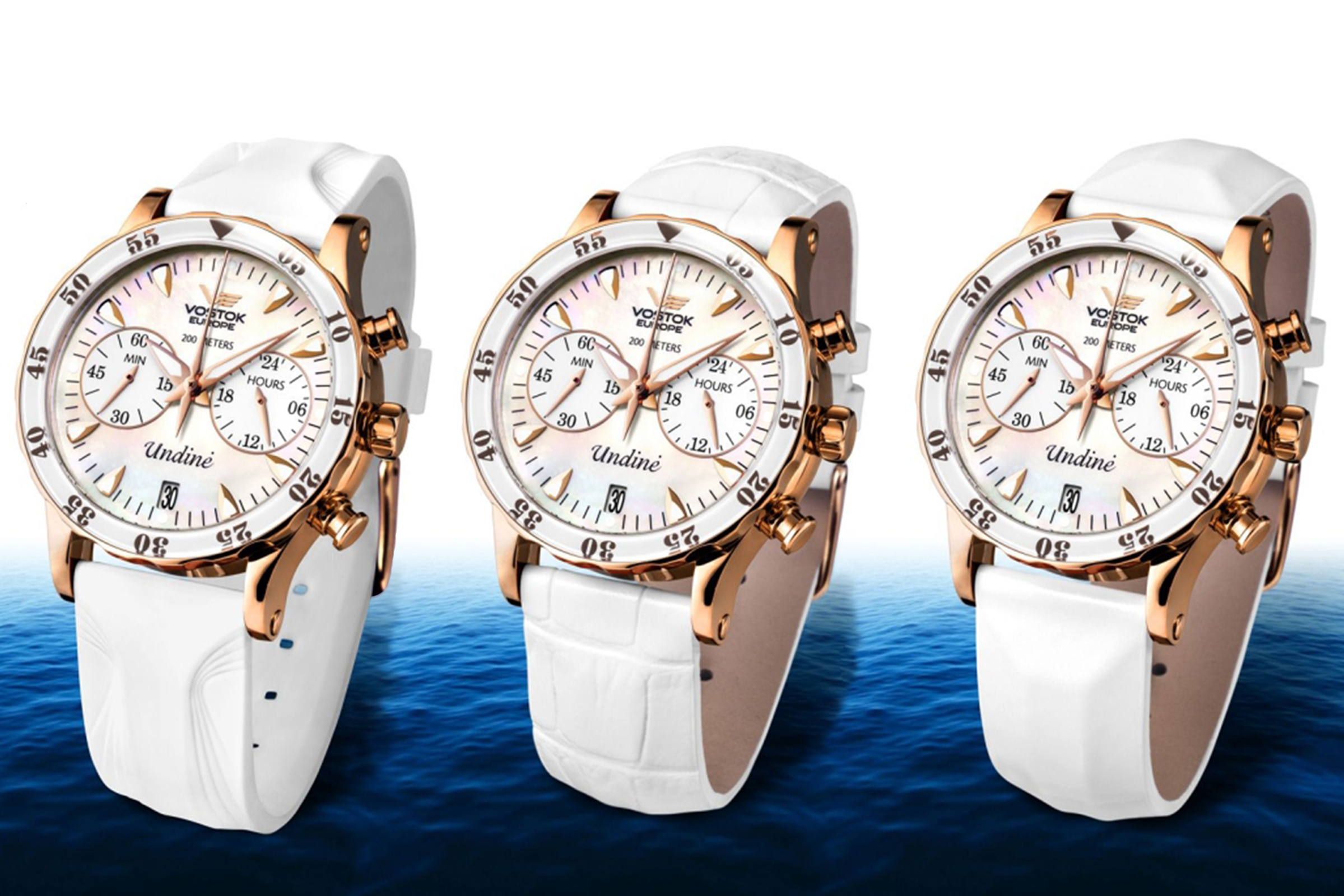 Vostok Europe VK64-515B528 zegarek damski Undine różowe złoto - miniatura 2