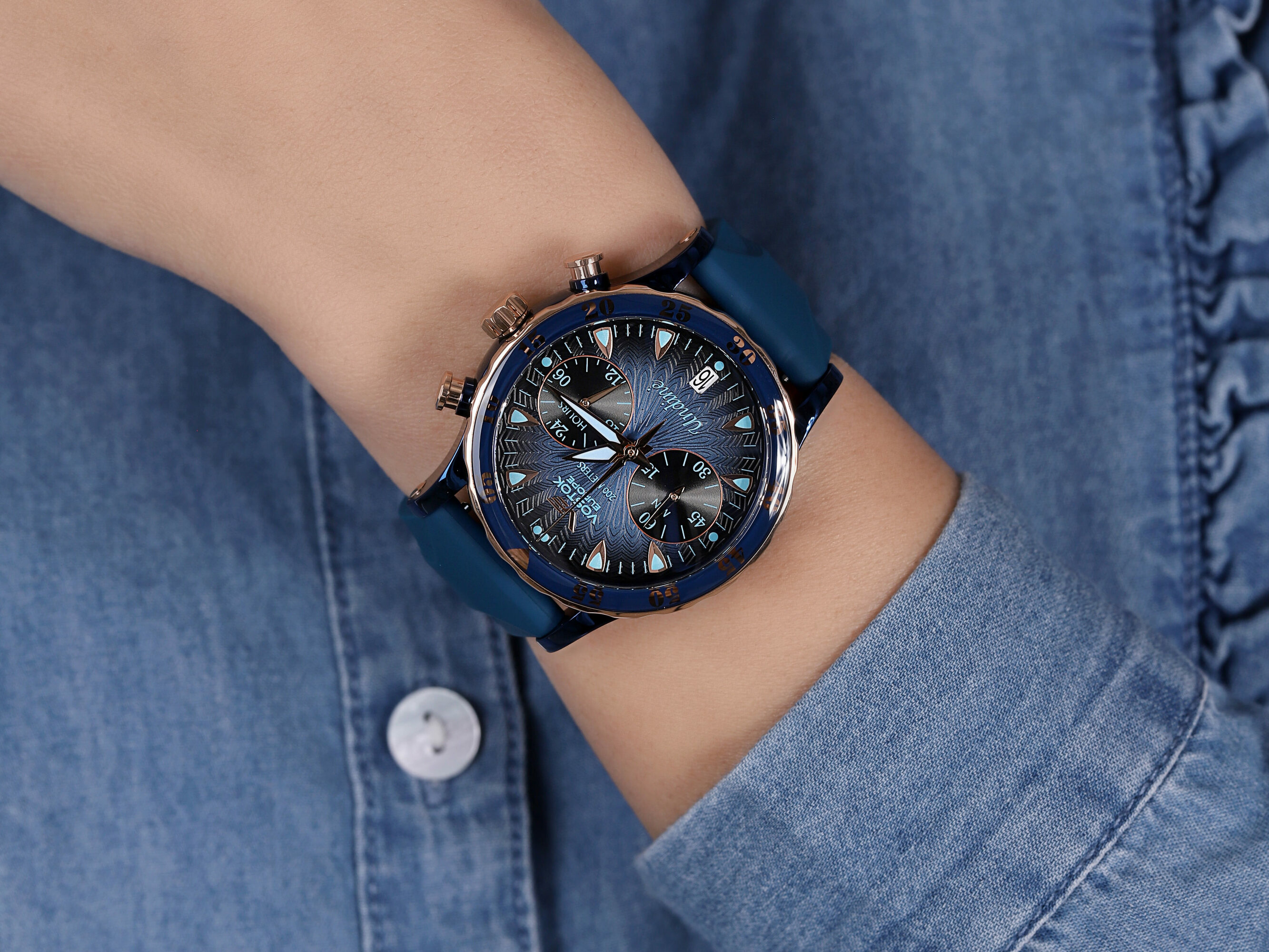 Vostok Europe VK64-515E628B Undine Chrono zegarek sportowy Undine - miniatura 4