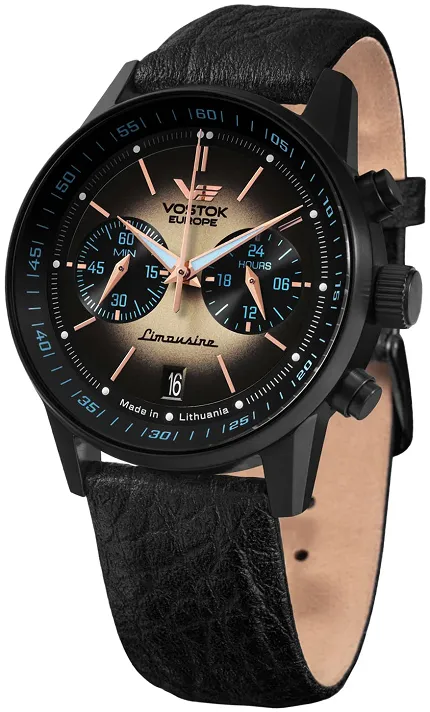 Vostok Europe VK64-560C691 Limousine Limousine GAZ-14 Chronograph Quartz 43mm - zdjęcie 1