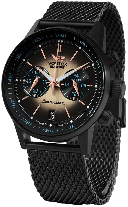 Vostok Europe VK64-560C691B Limousine Limousine GAZ-14 Chronograph Quartz 43mm - zdjęcie 1