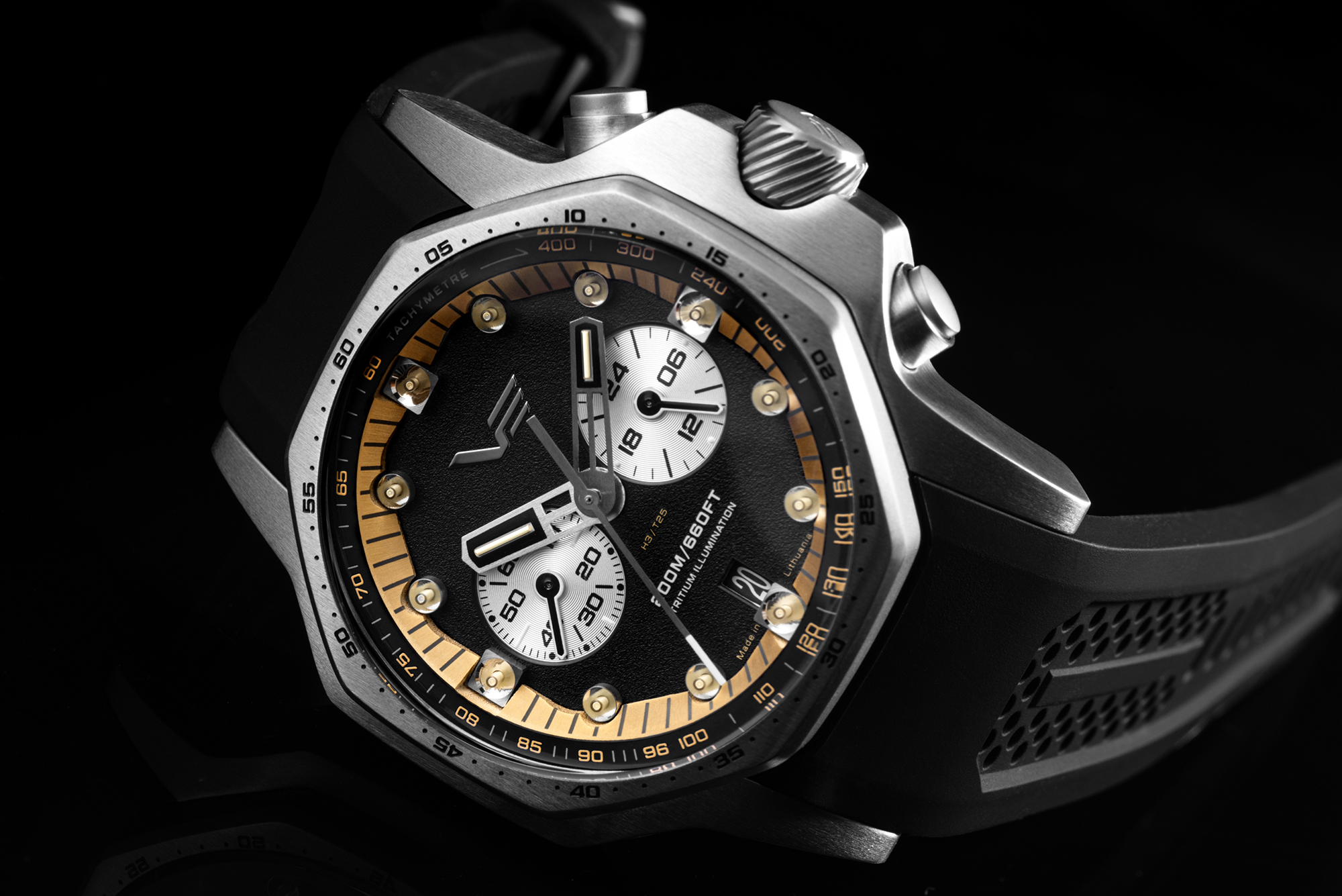 Vostok Europe VK64-640A698S Atomic Age Sakharov Line Quartz Chrono zegarek sportowy Atomic Age - miniatura 8