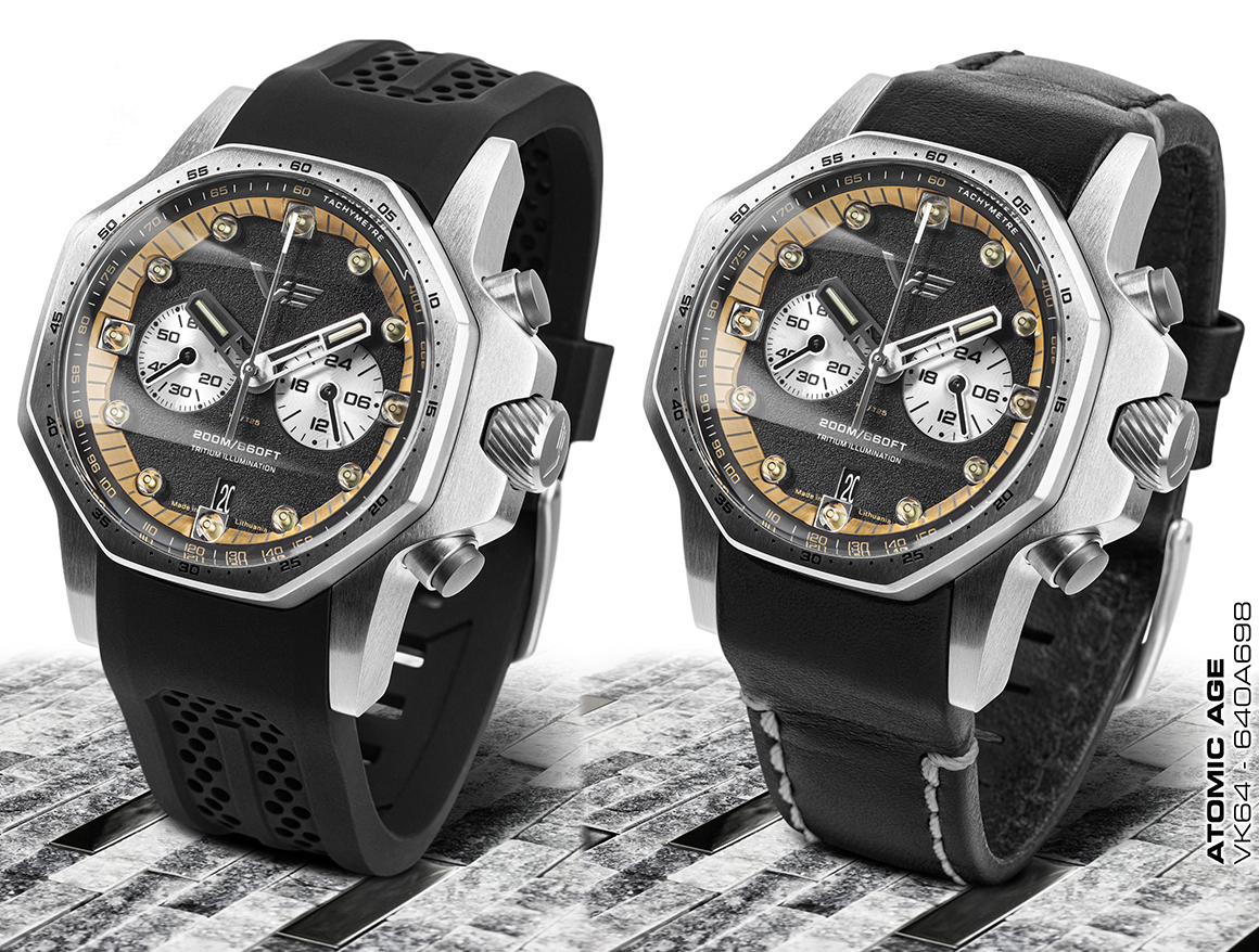 Vostok Europe VK64-640A698S zegarek męski Atomic Age - miniatura 6