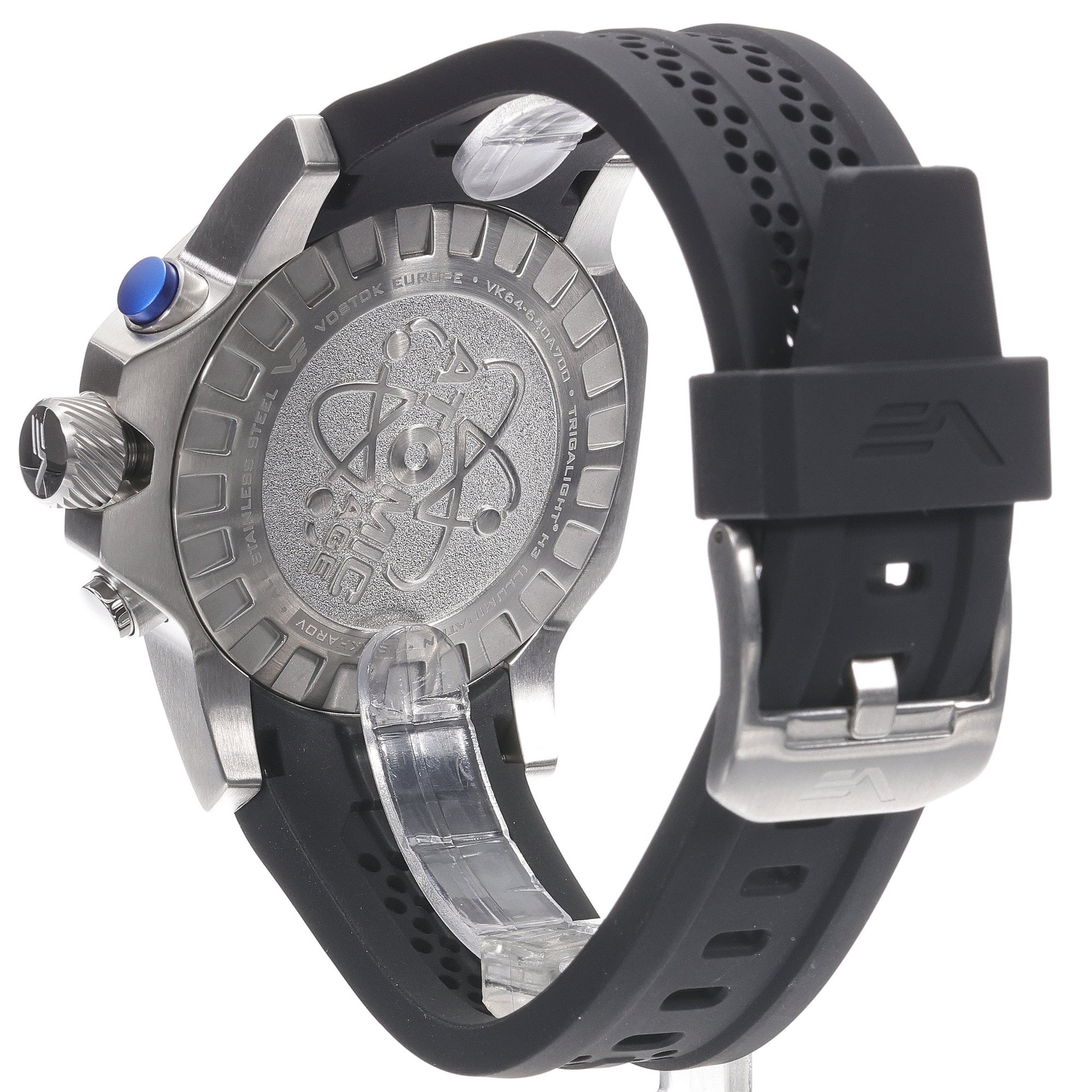 Vostok Europe VK64-640A700SB zegarek Atomic Age z chronograf - miniatura 4