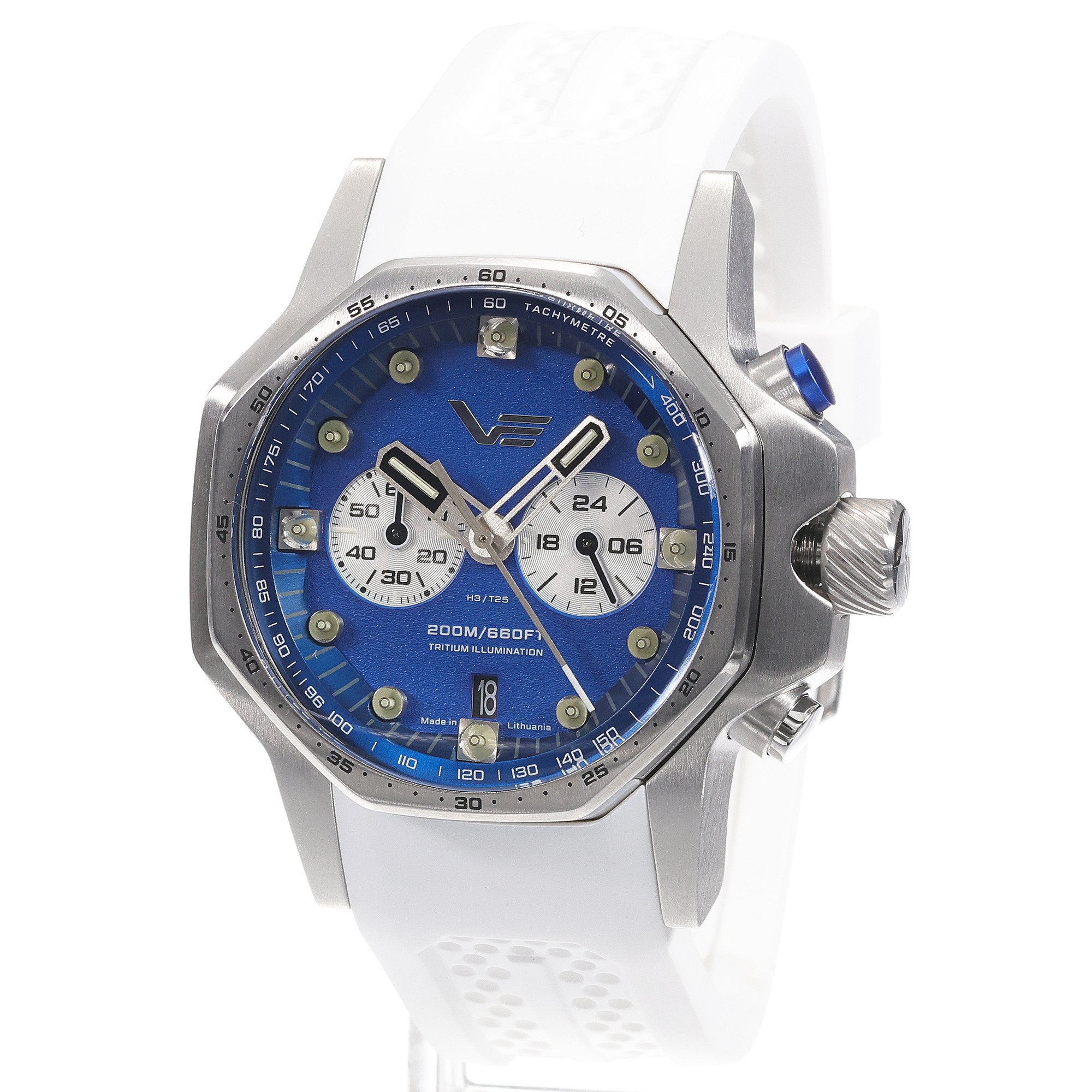 Vostok Europe VK64-640A700SW Atomic Age sportowy zegarek srebrny - miniatura 2
