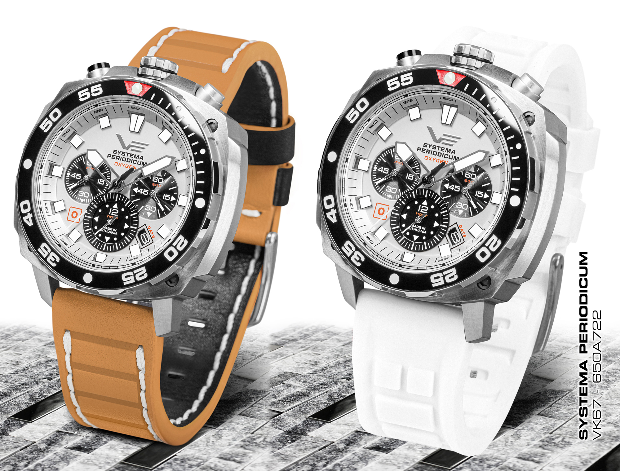 Vostok Europe VK67-650A722SWL zegarek Systema Periodicum - miniatura 6