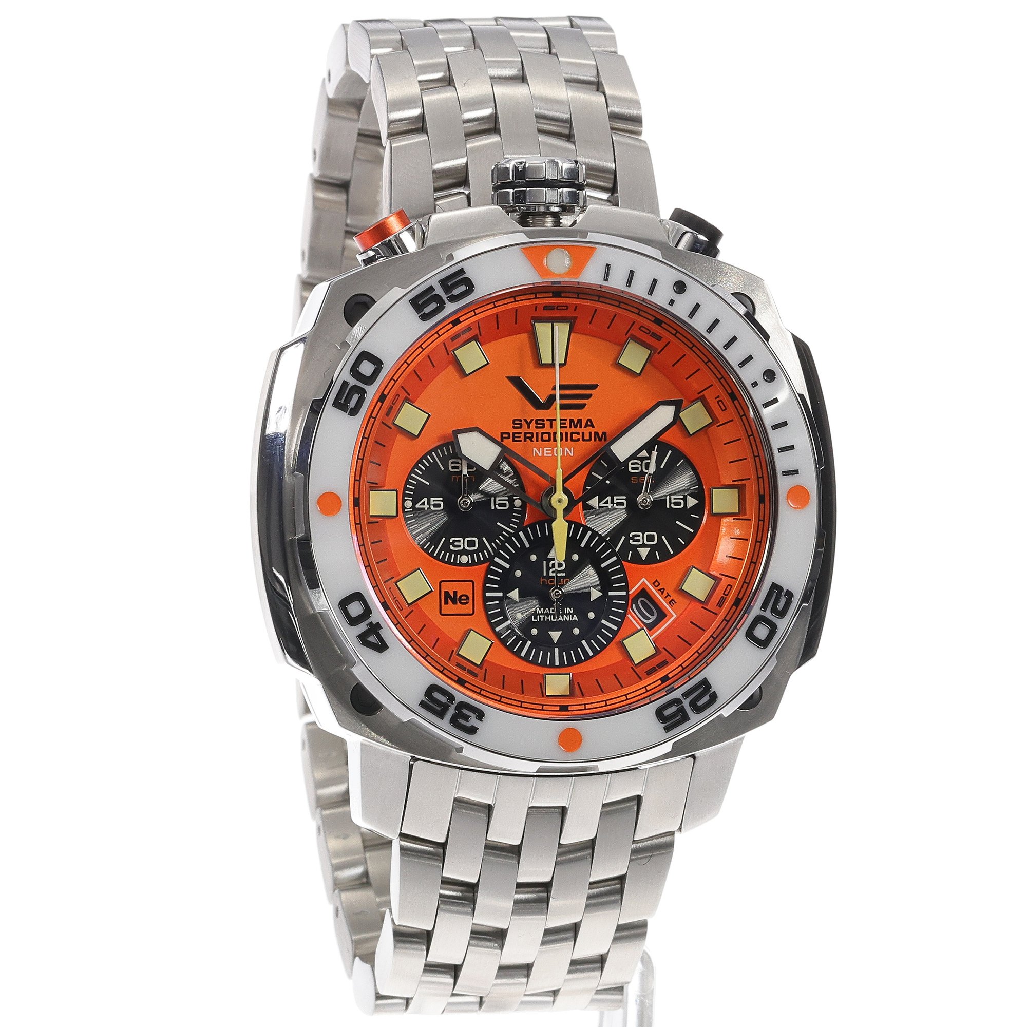 Vostok Europe VK67-650A723B Systema Periodicum Neon zegarek typudiver Systema Periodicum - miniatura 3