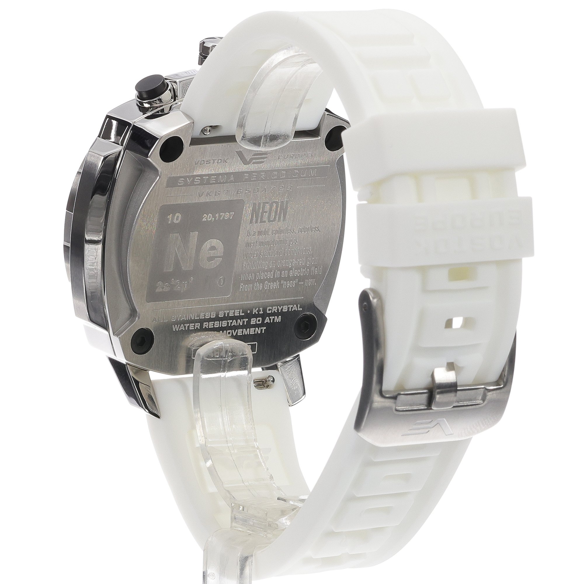 Vostok Europe VK67-650A723SWL Systema Periodicum Neon zegarek typudiver Systema Periodicum - miniatura 4