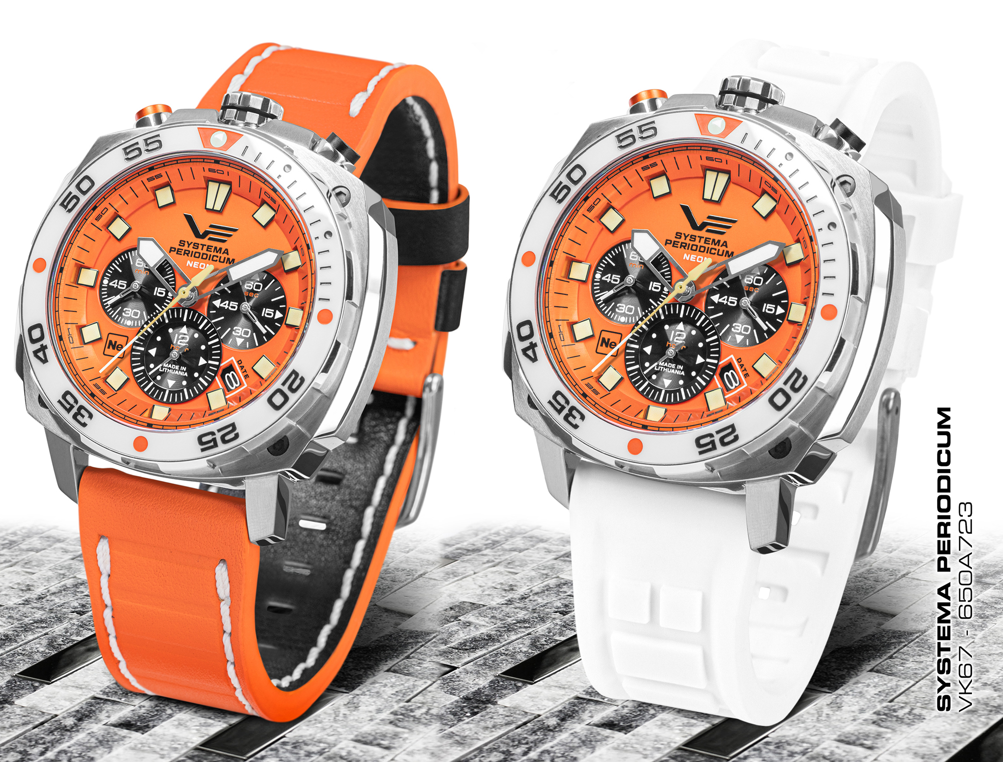 Vostok Europe VK67-650A723SWL zegarek Systema Periodicum - miniatura 6