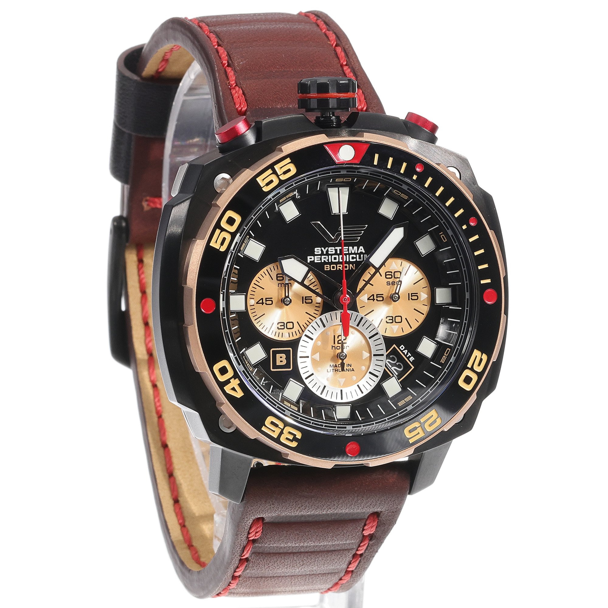 Vostok Europe VK67-650E721 zegarek europejskie Systema Periodicum - miniatura 3