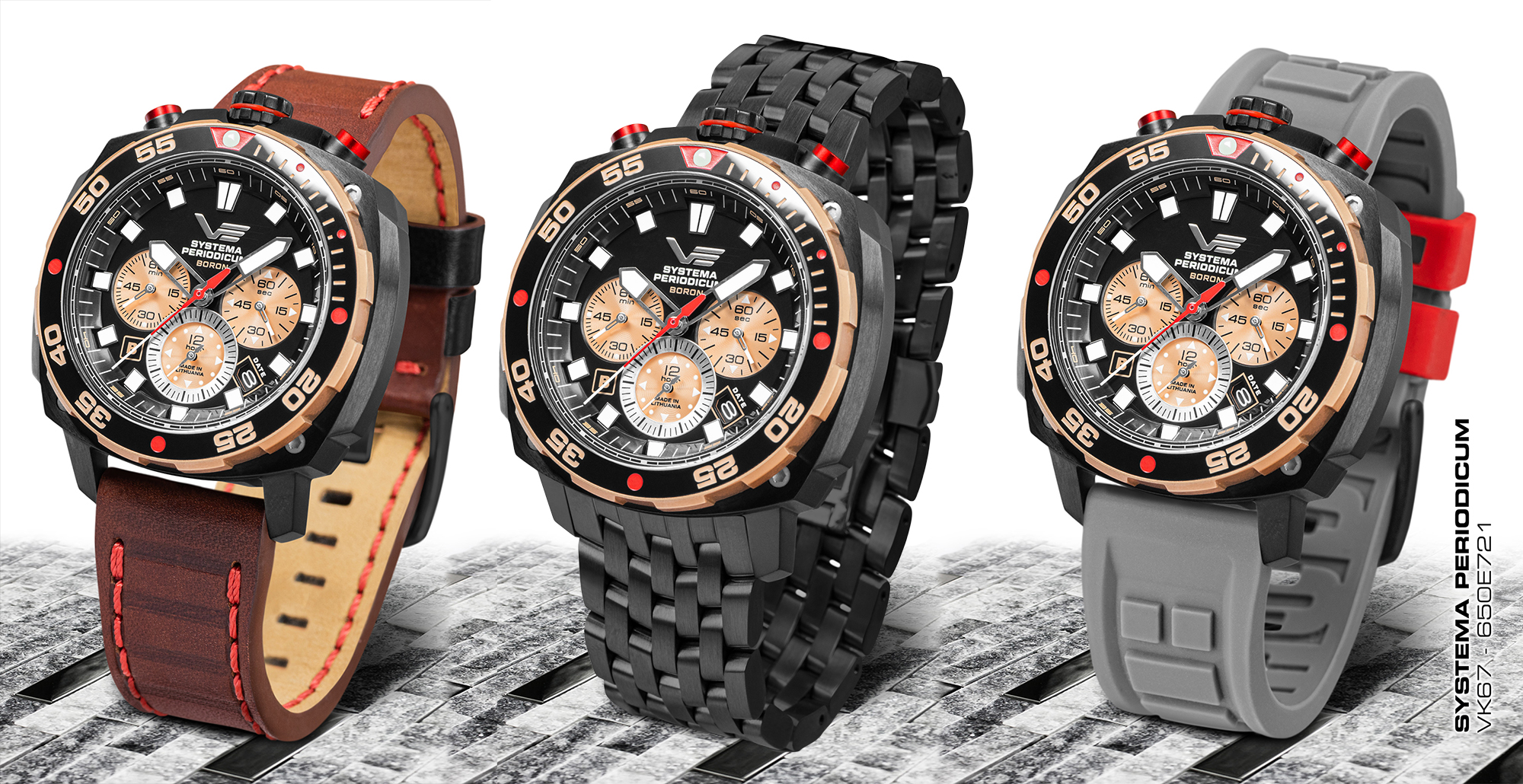 Vostok Europe VK67-650E721B zegarek