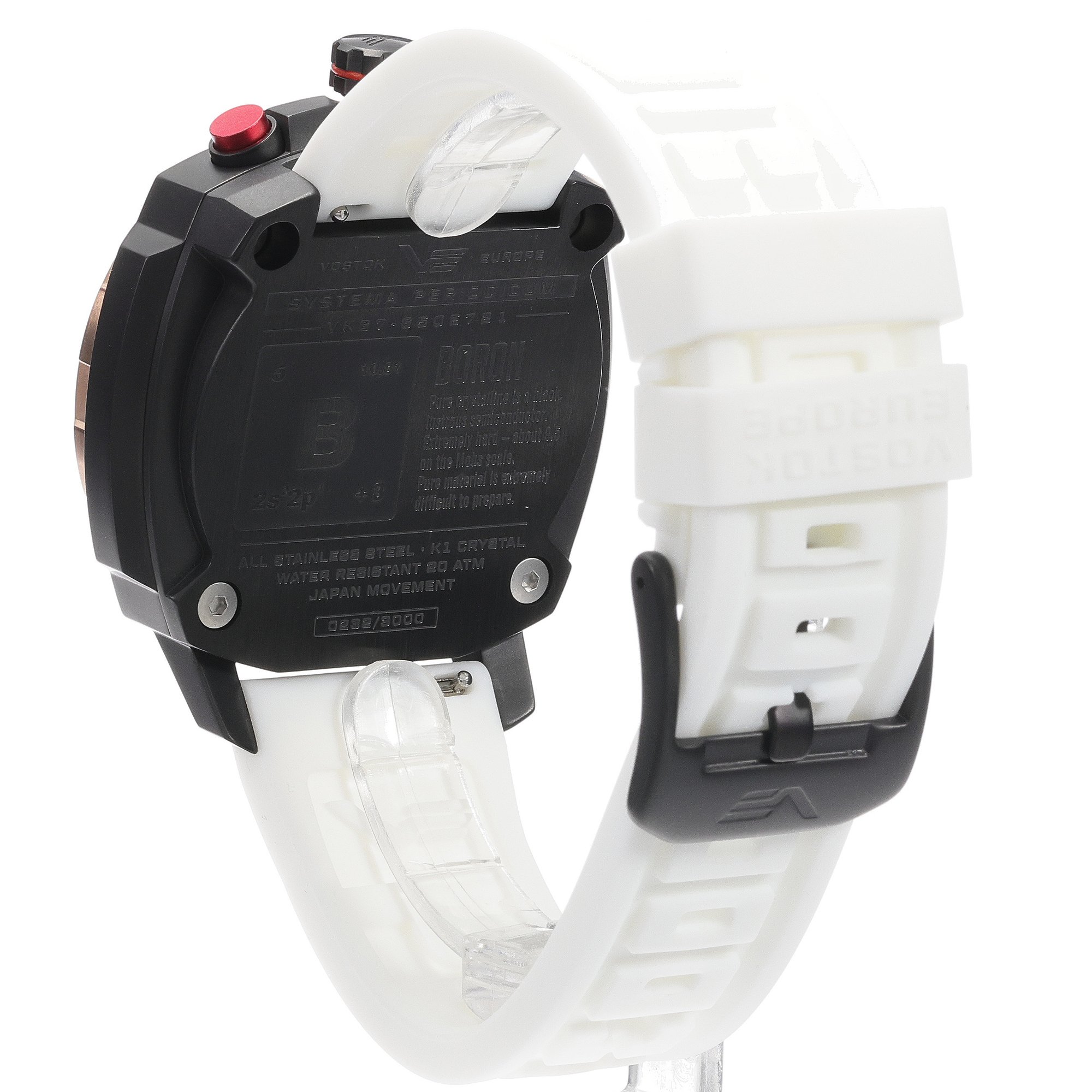 Vostok Europe VK67-650E721SWL Systema Periodicum Boron zegarek typudiver Systema Periodicum - miniatura 4