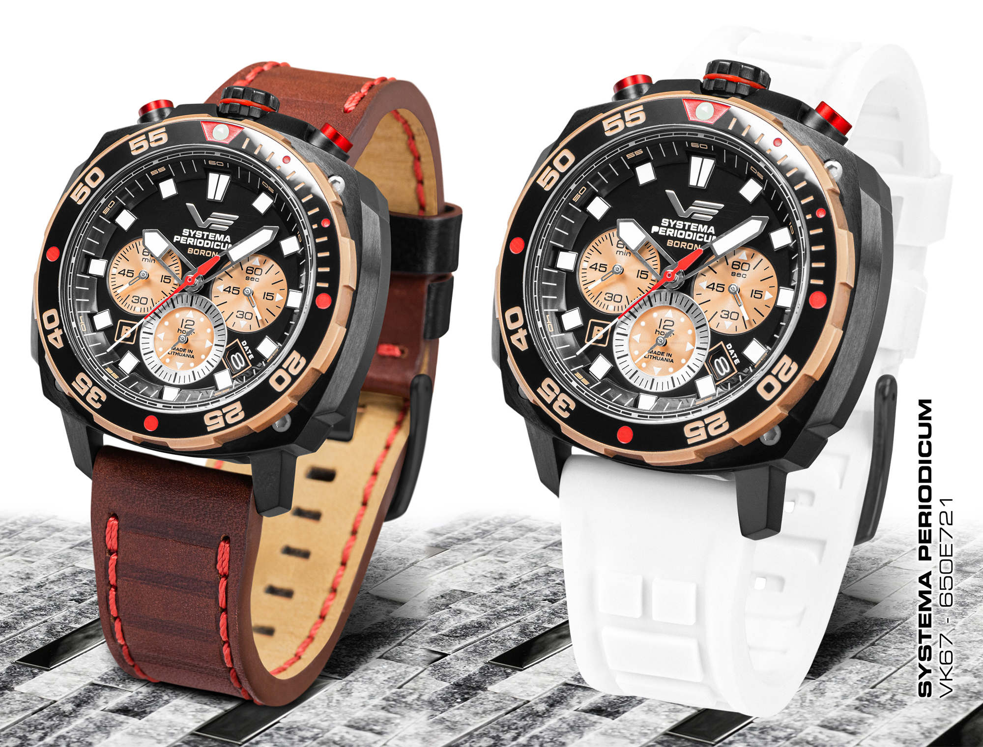 Vostok Europe VK67-650E721SWL zegarek Systema Periodicum - miniatura 7