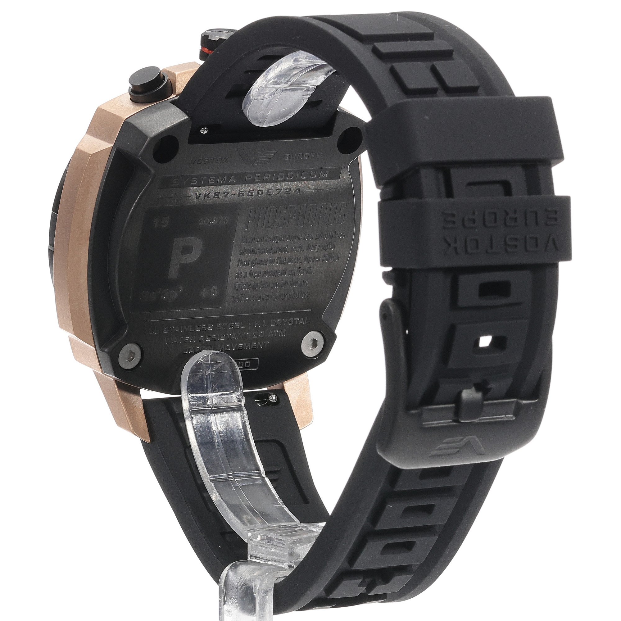 Vostok Europe VK67-650E724 zegarek europejskie Systema Periodicum - miniatura 4