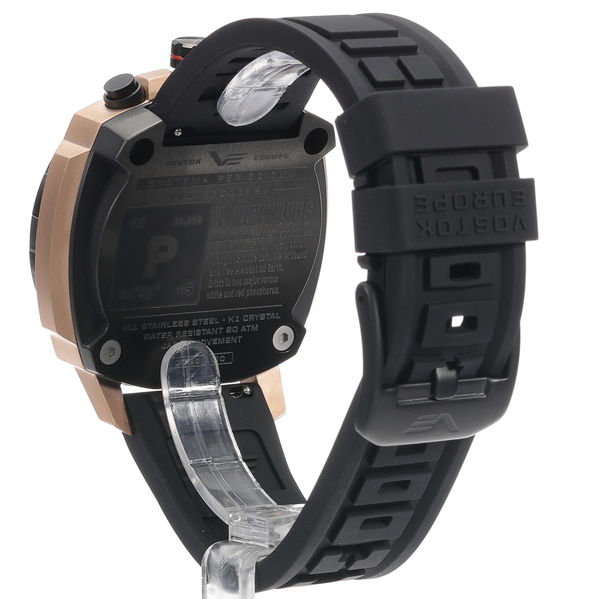 Vostok Europe VK67-650E724S zegarek europejskie Systema Periodicum - miniatura 4