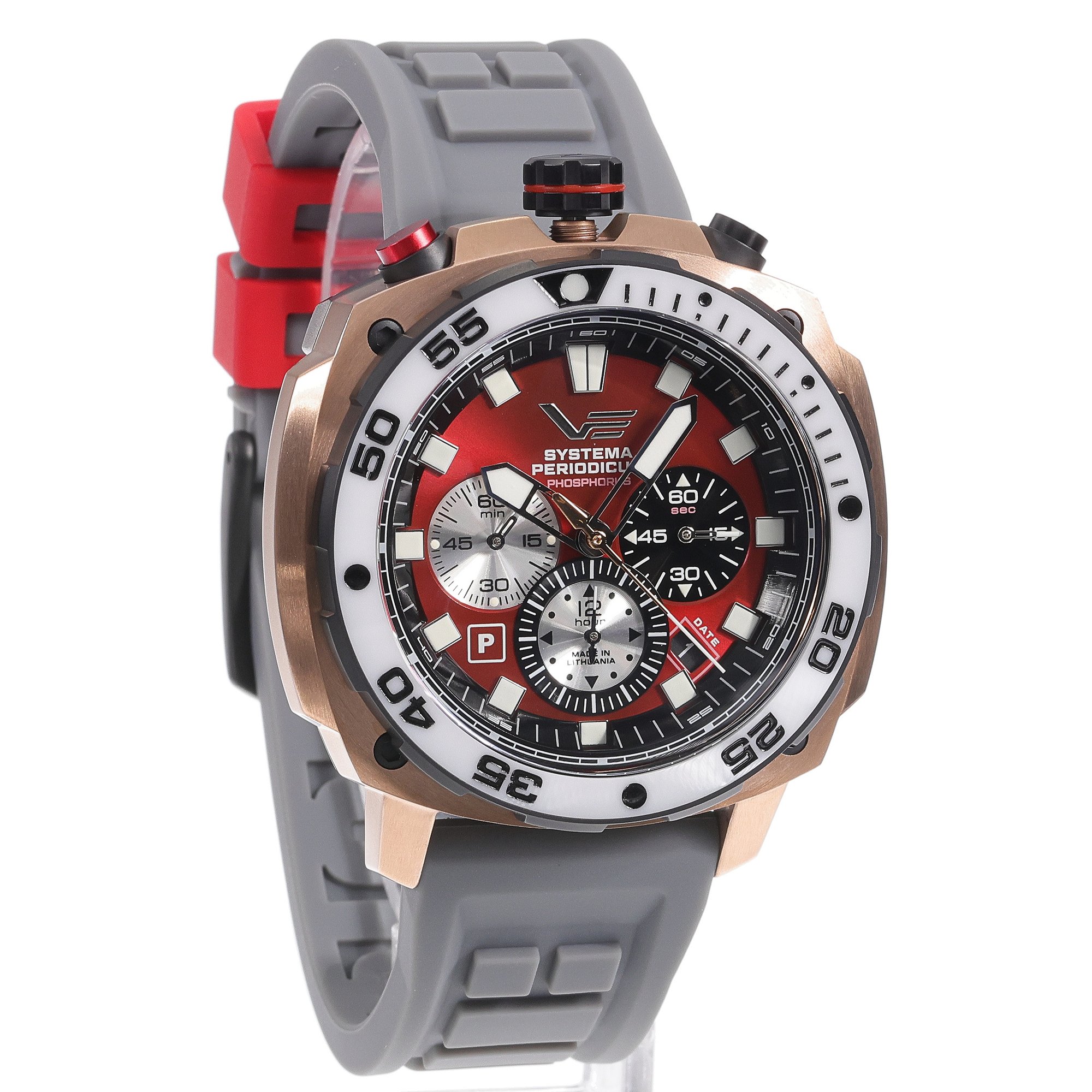 Vostok Europe VK67-650E724SG zegarek męski Systema Periodicum różowe złoto - miniatura 3