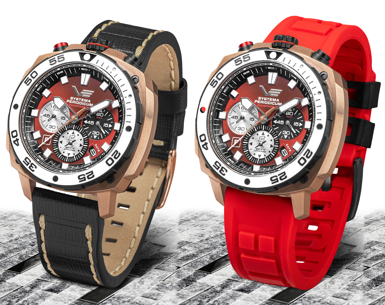 Vostok Europe VK67-650E724SR zegarek Systema Periodicum - miniatura 6