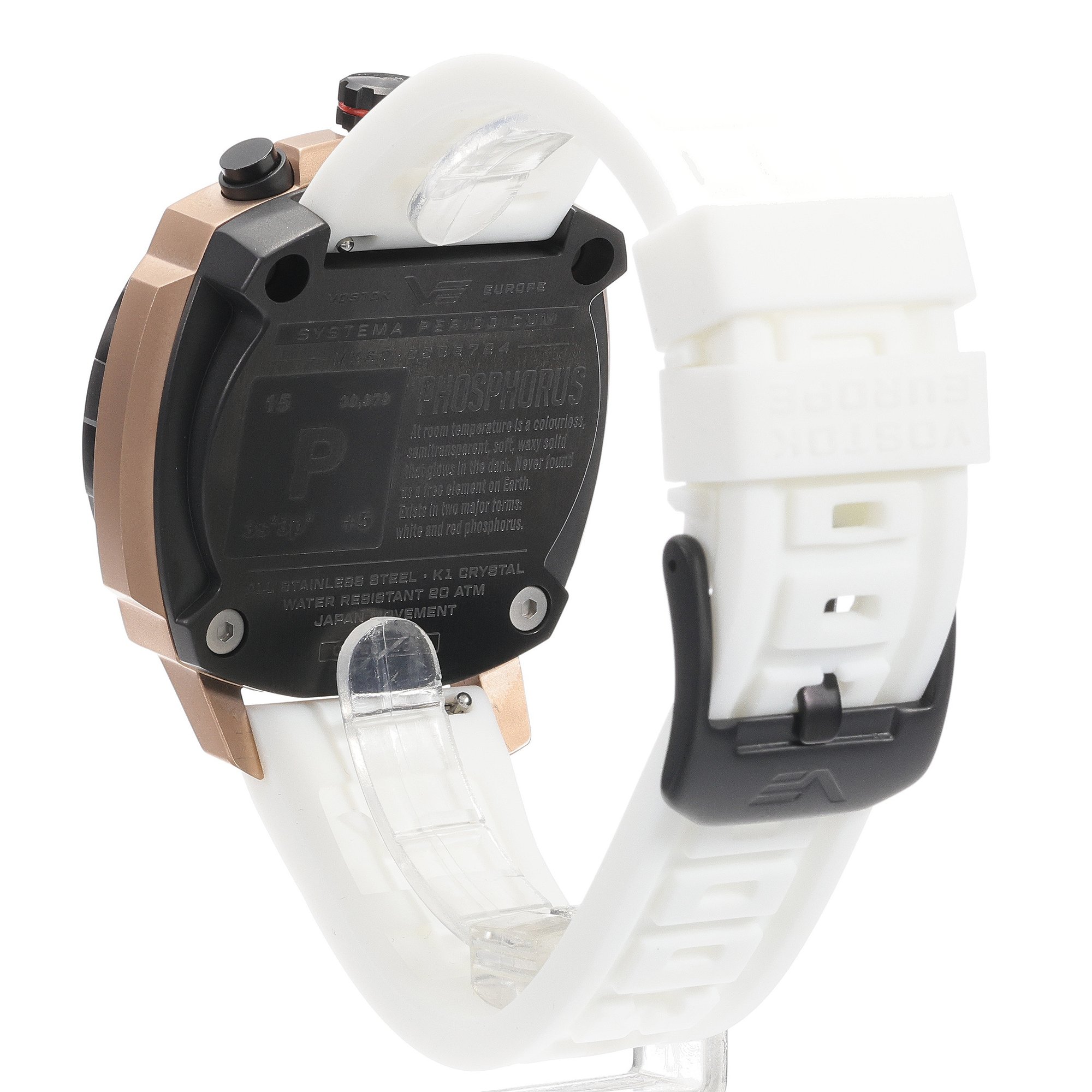 Vostok Europe VK67-650E724SWL Systema Periodicum Phosphorus zegarek typudiver Systema Periodicum - miniatura 4