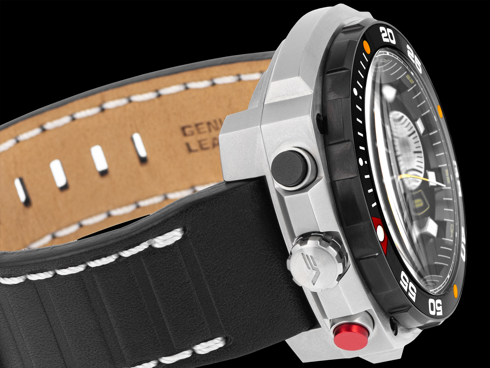 Vostok Europe VK67-650E725 Systema Periodicum Systema Periodicum Sulfur zegarek męski typudiver mineralne utwardzane - miniatura 9