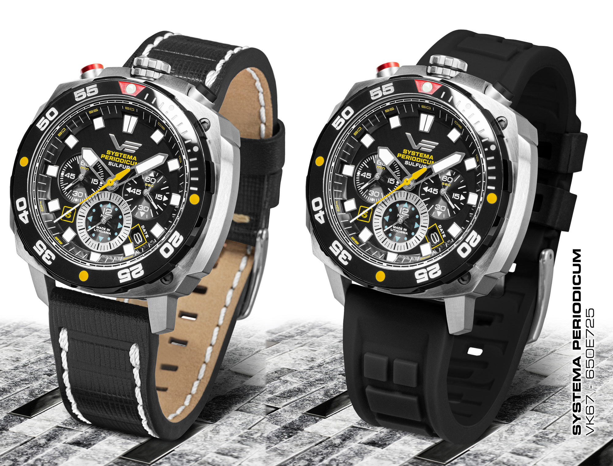 Vostok Europe VK67-650E725SB zegarek Systema Periodicum - miniatura 2