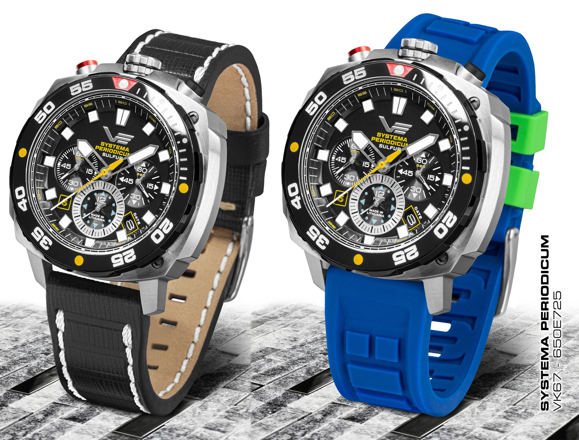 Vostok Europe VK67-650E725SBL zegarek Systema Periodicum - miniatura 2