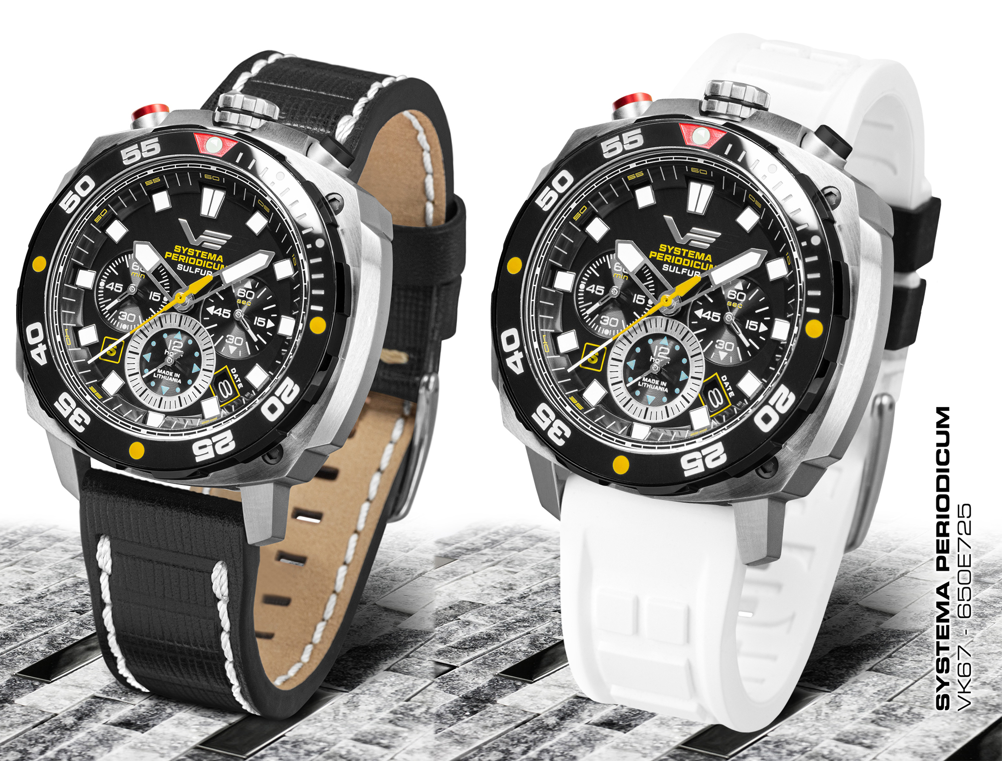 Vostok Europe VK67-650E725SW zegarek Systema Periodicum - miniatura 2