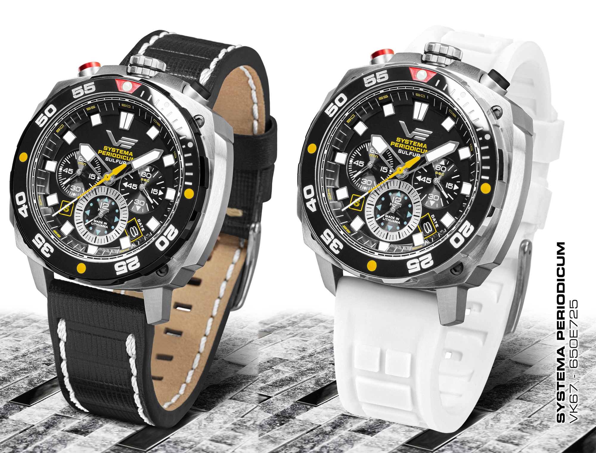 Vostok Europe VK67-650E725SWL zegarek Systema Periodicum - miniatura 2
