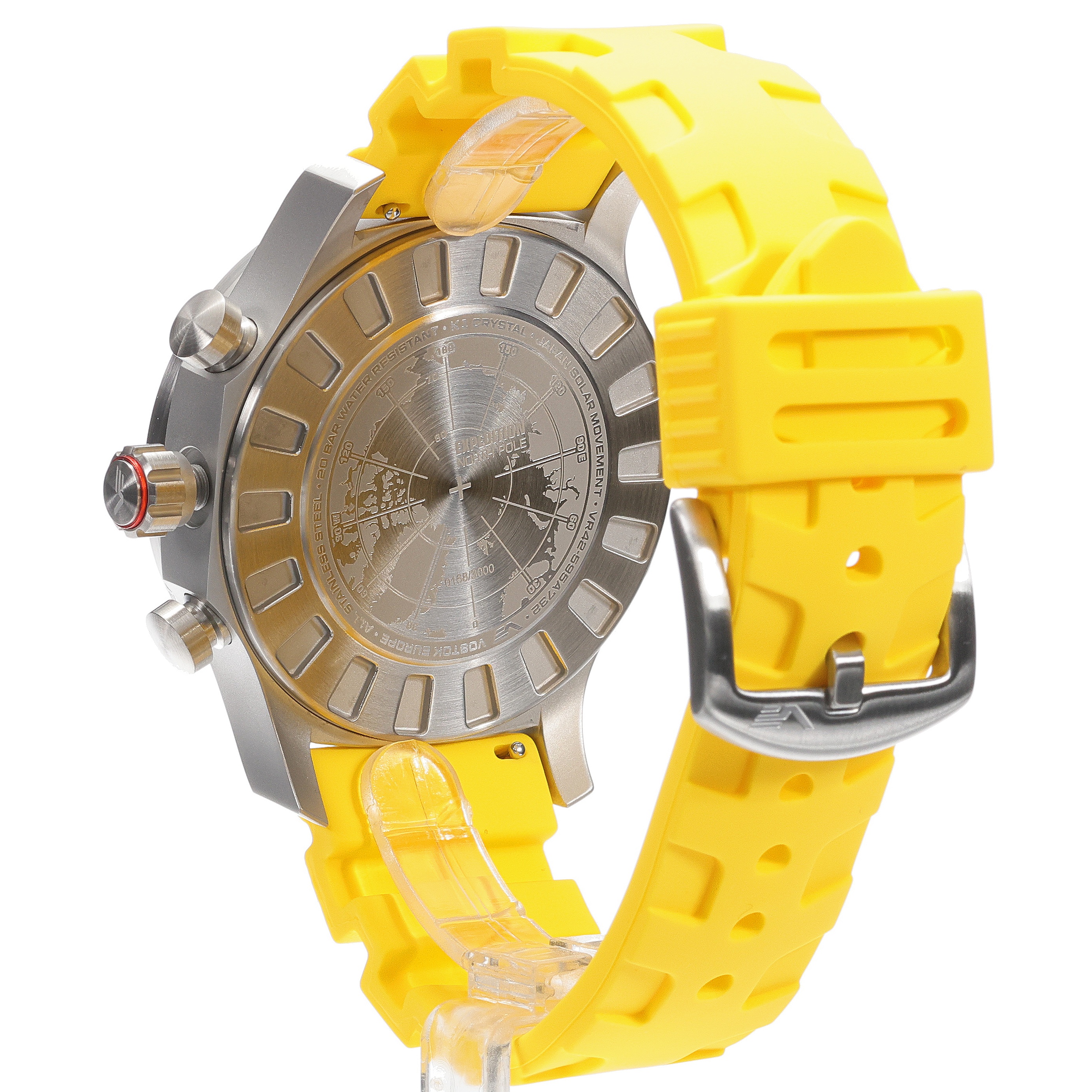 Vostok Europe VR42-595A732SY Expedition North Pole 1 Polar Poppy Solar 47mm zegarek sportowy Expedition - miniatura 4