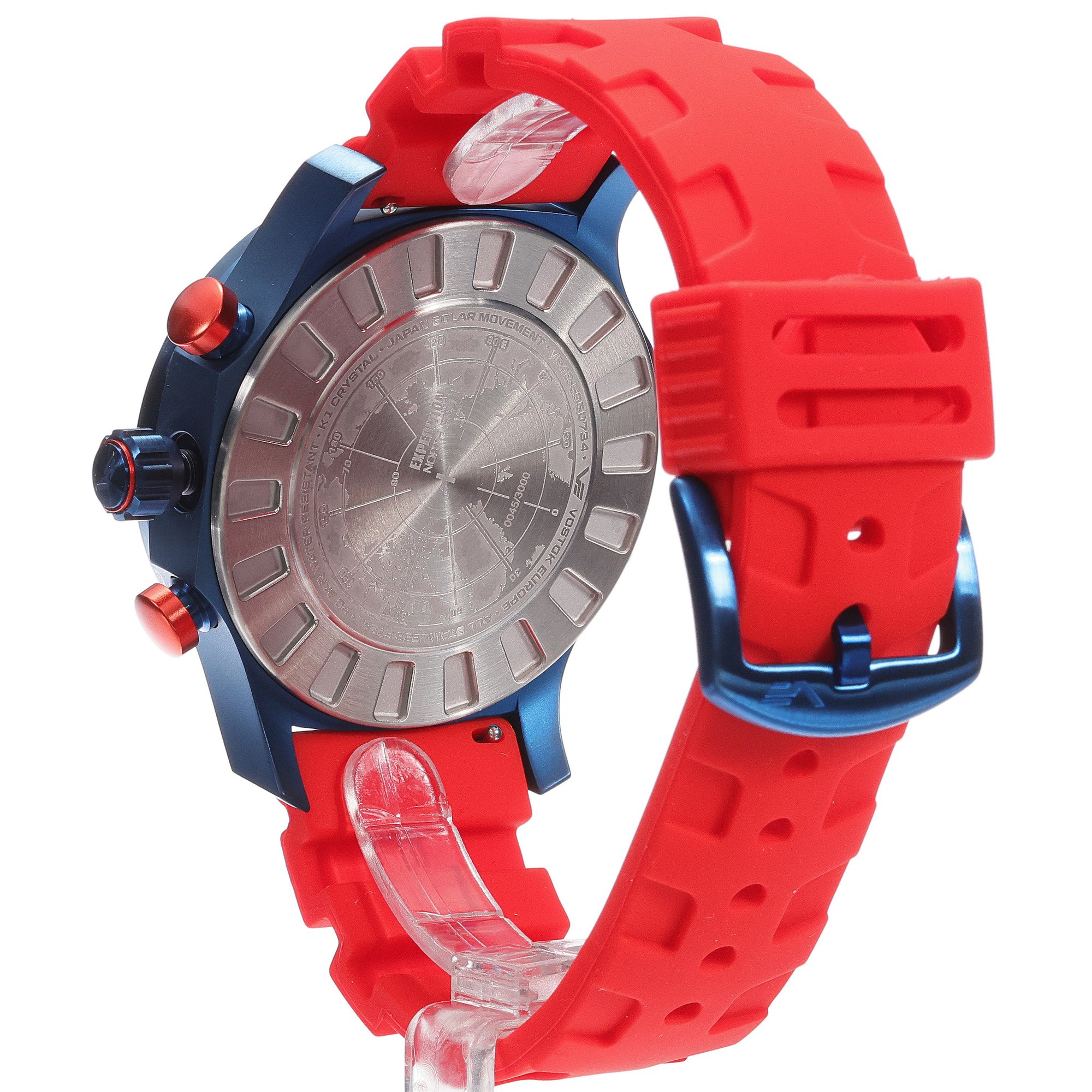 Vostok Europe VR42-595D734S Expedition Expedition North Pole 1 Polar Sunrise Solar 47mm zegarek męski sportowy mineralne utwardzane - miniatura 4