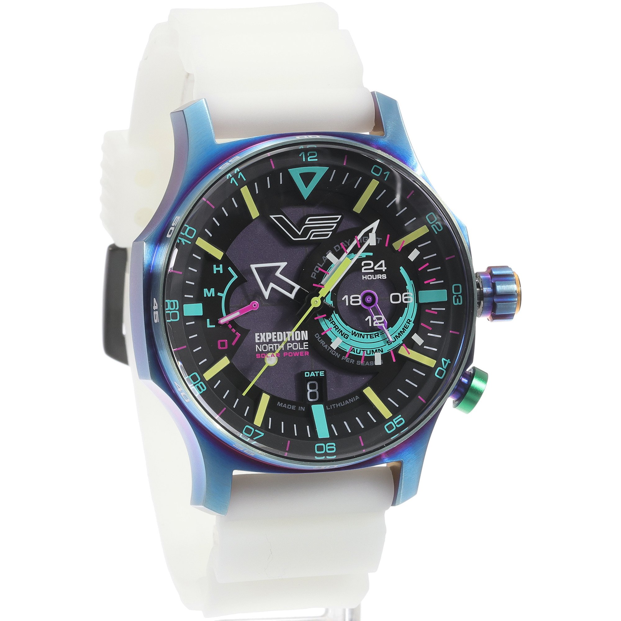 Vostok Europe VS57-595D737S zegarek niebieski typudiver Expedition pasek - miniatura 3