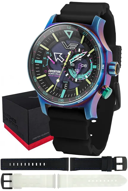 Vostok Europe VS57-595D737SB Expedition Expedition North Pole 1 Polar Light Solar 47mm - zdjęcie 1