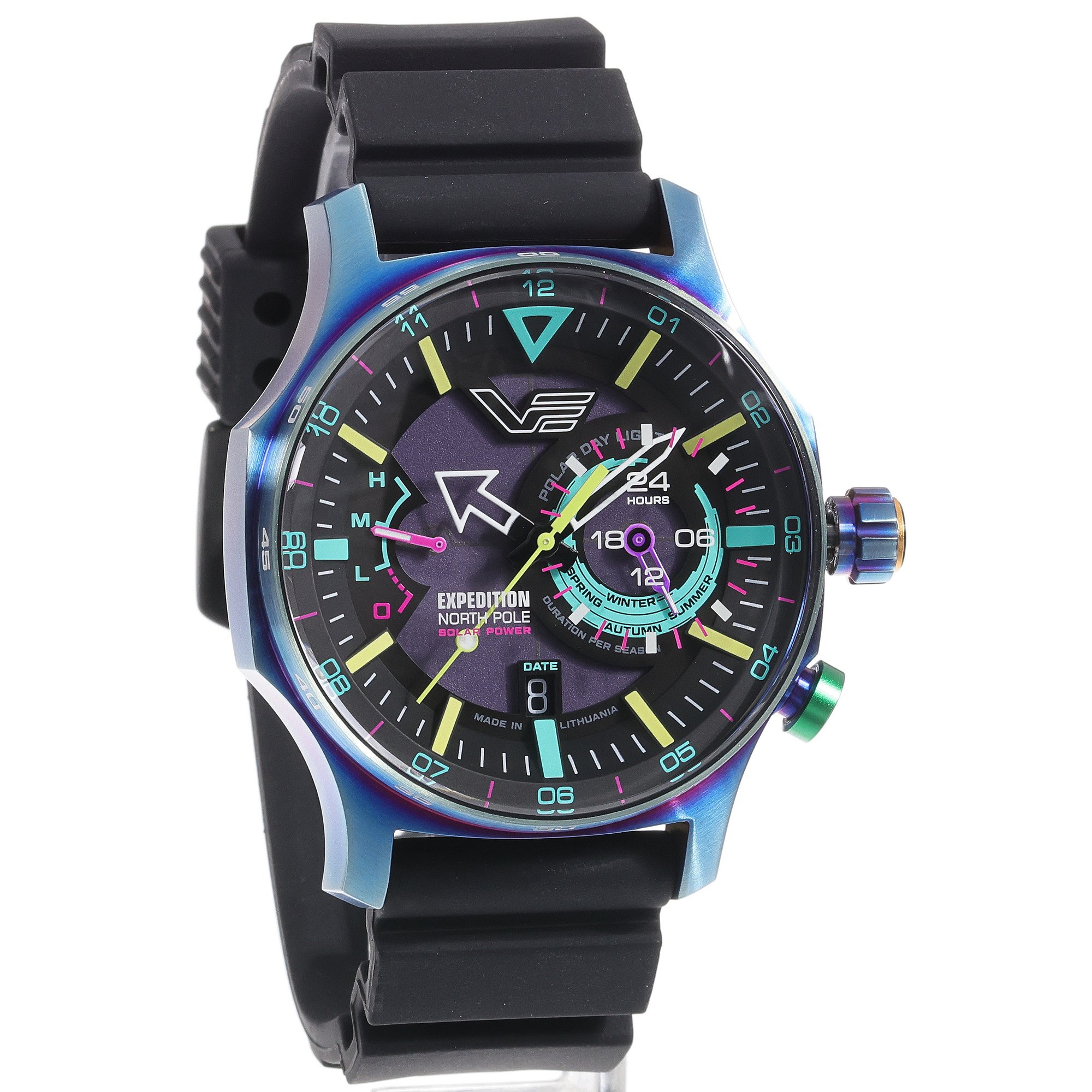 Vostok Europe VS57-595D737SB męski zegarek Expedition pasek - miniatura 3