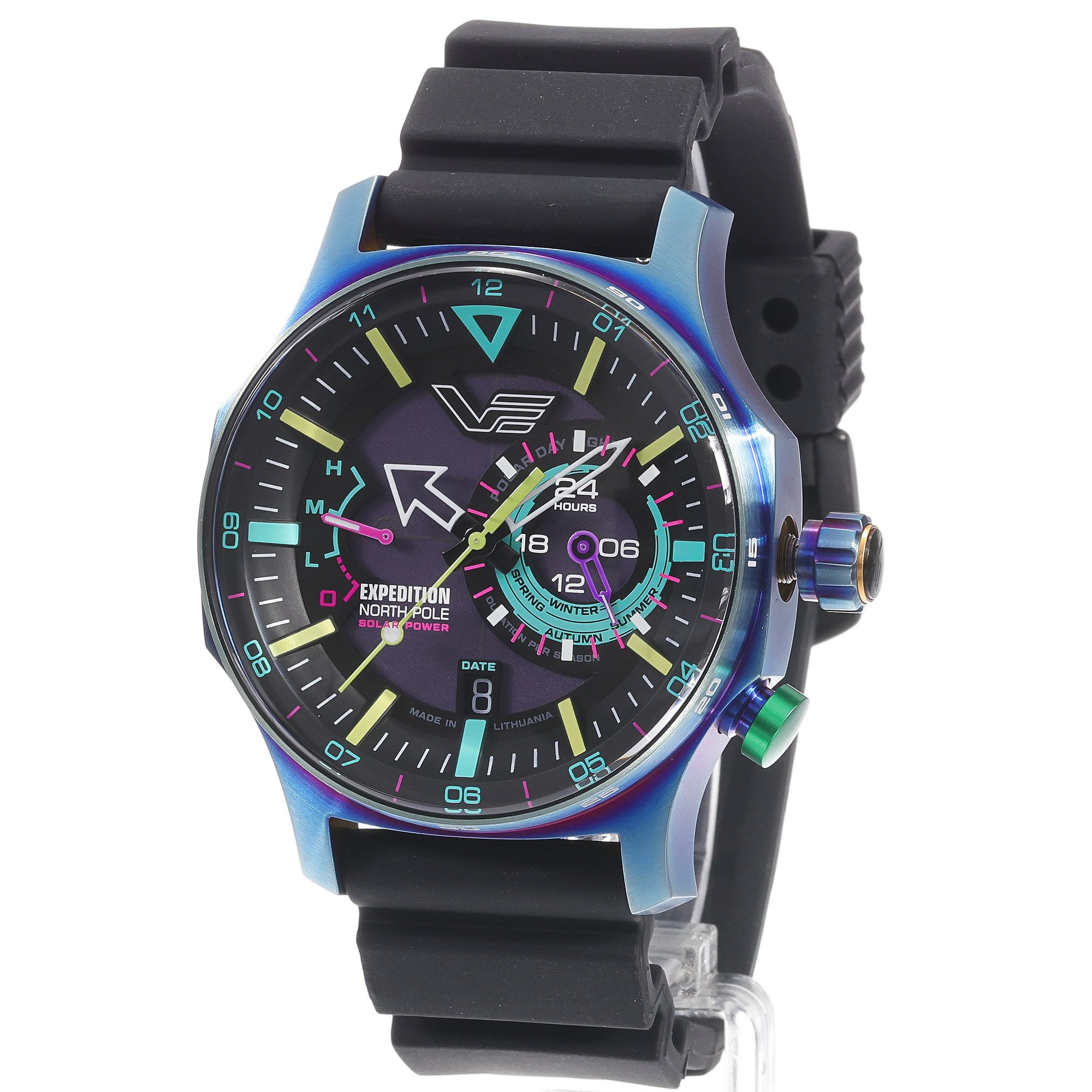 Vostok Europe VS57-595D737SB zegarek niebieski typudiver Expedition pasek - miniatura 2