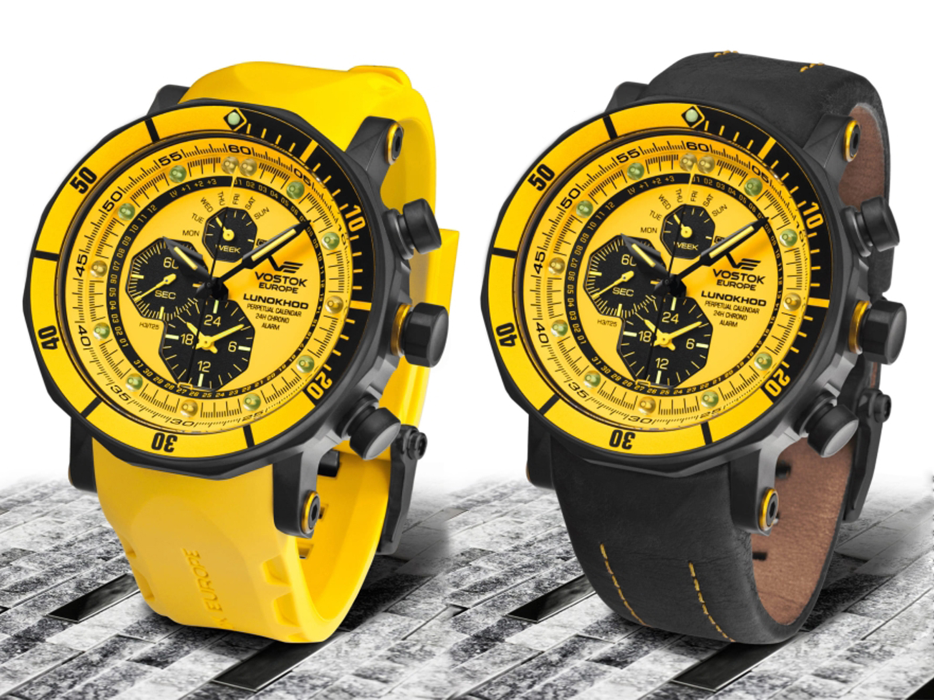 Vostok Europe YM86-620C504S zegarek męski Lunokhod - miniatura 2