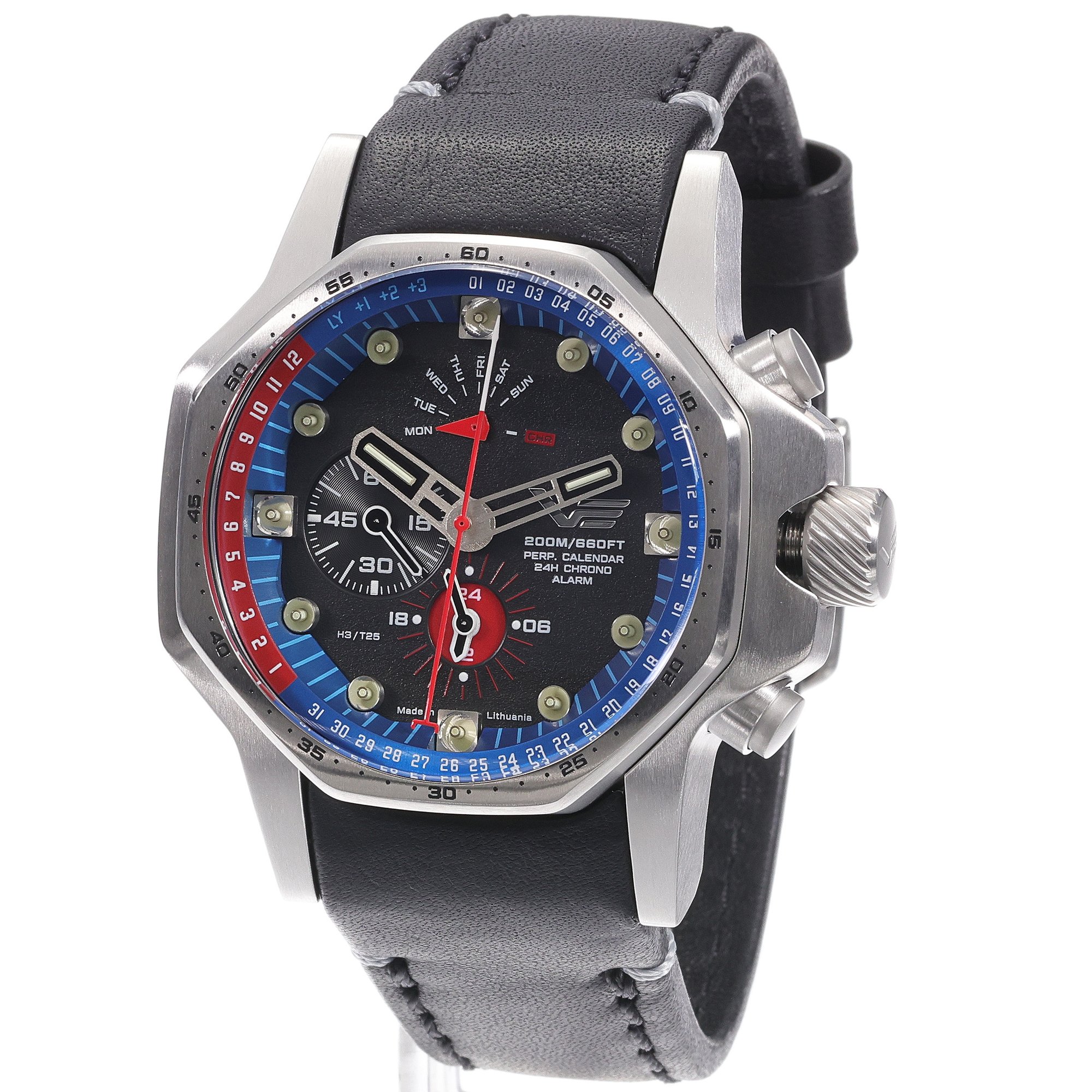 Vostok Europe YM86-640A696BL Atomic Age zegarek męski sportowy mineralne utwardzane - miniatura 2