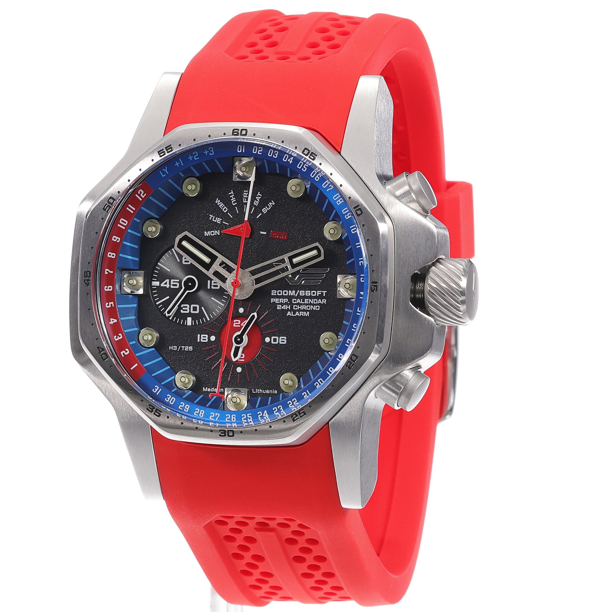 Vostok Europe YM86-640A696SR Atomic Age zegarek męski sportowy mineralne utwardzane - miniatura 2
