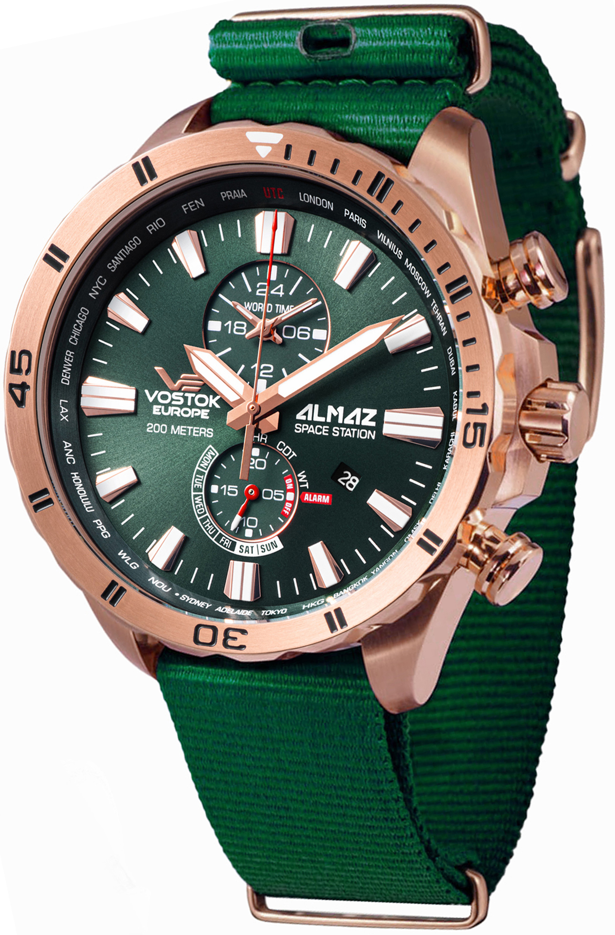 Almaz Multifunction Vostok Europe YM8J-320B656N 