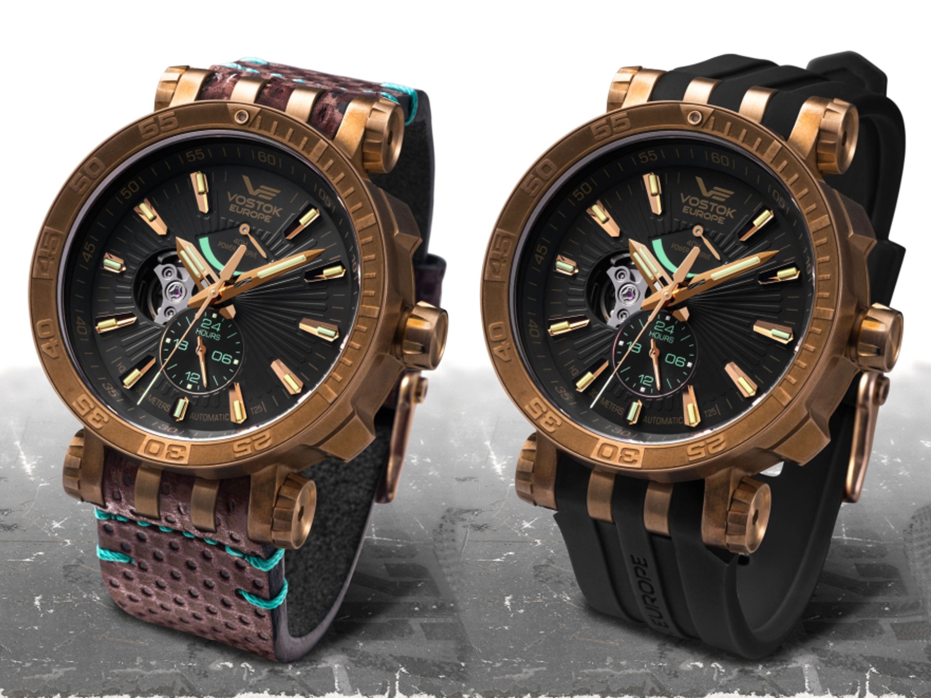 Vostok Europe YN84-575O540 zegarek europejskie Energia Rocket - miniatura 3