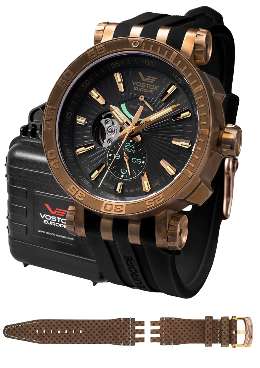 Energia Rocket Bronze Automatic Vostok Europe YN84-575O540S 