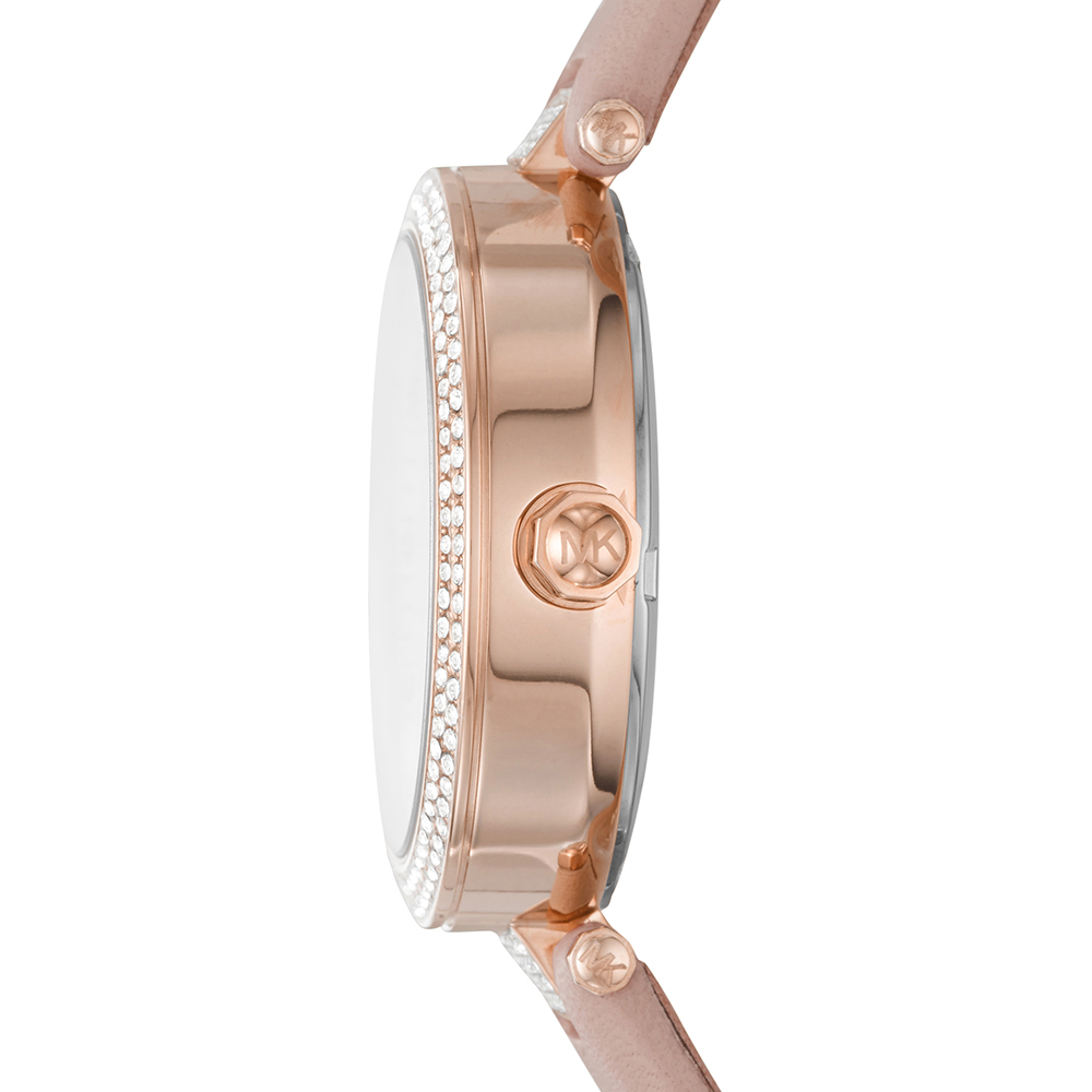 Michael Kors MK2914 zegarek różowe złoto klasyczny Parker pasek - miniatura 3